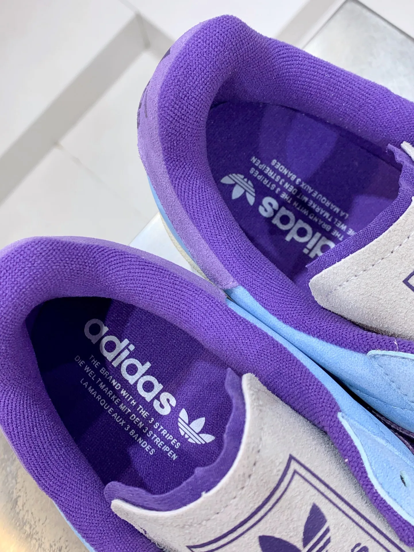 Adidas Originals Superstar Blue Purple Replica Shoes – Adidas Replica Sneakers Timeless 522