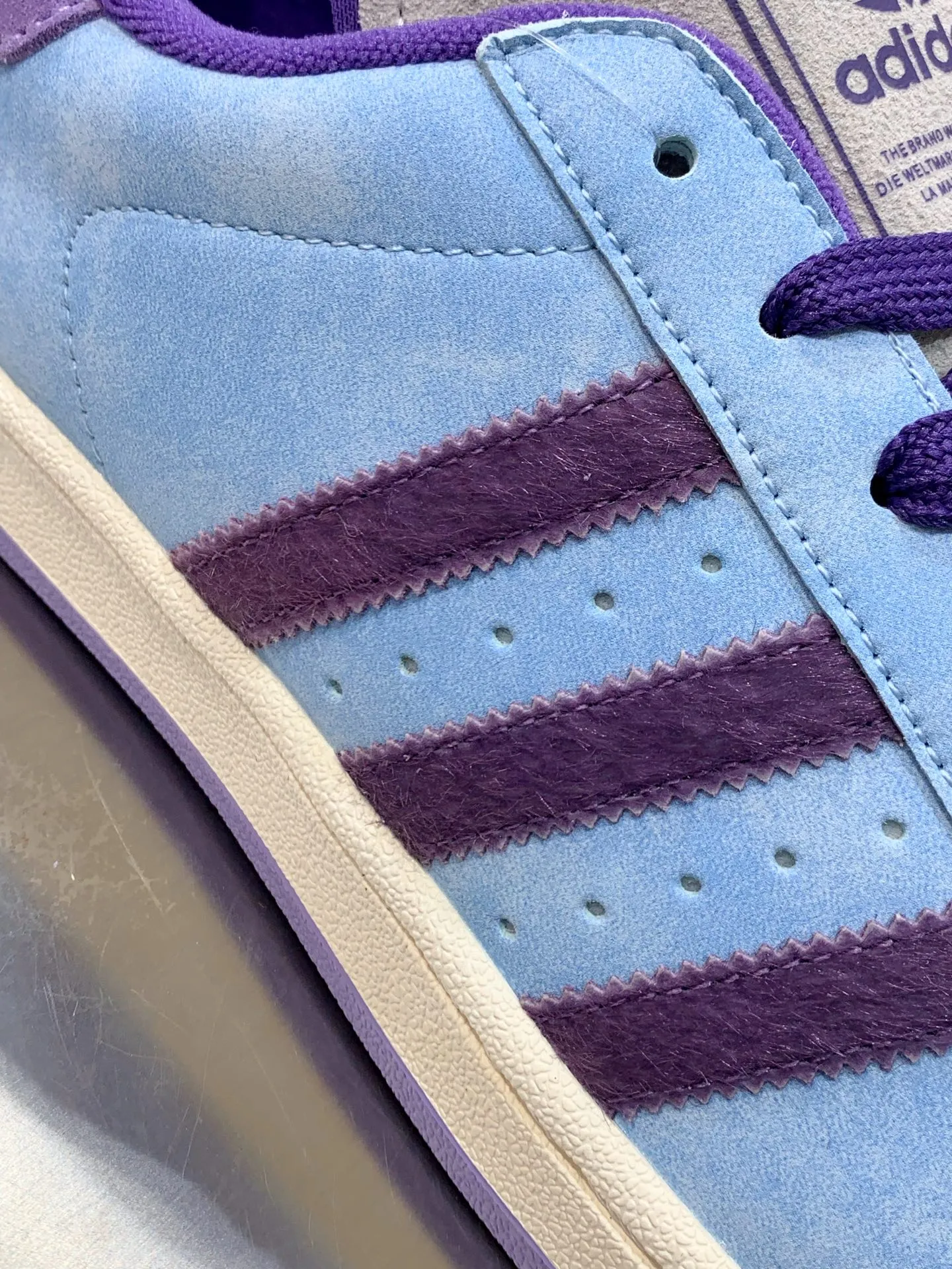 Adidas Originals Superstar Blue Purple Replica Shoes – Adidas Replica Sneakers Timeless 522