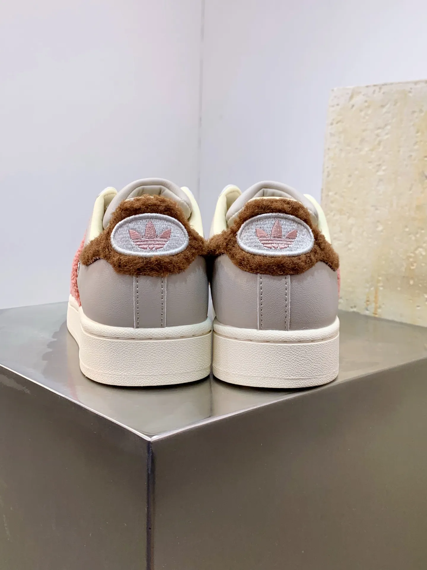 Adidas Originals Superstar Grey Pink Replica Shoes Contemporary 539