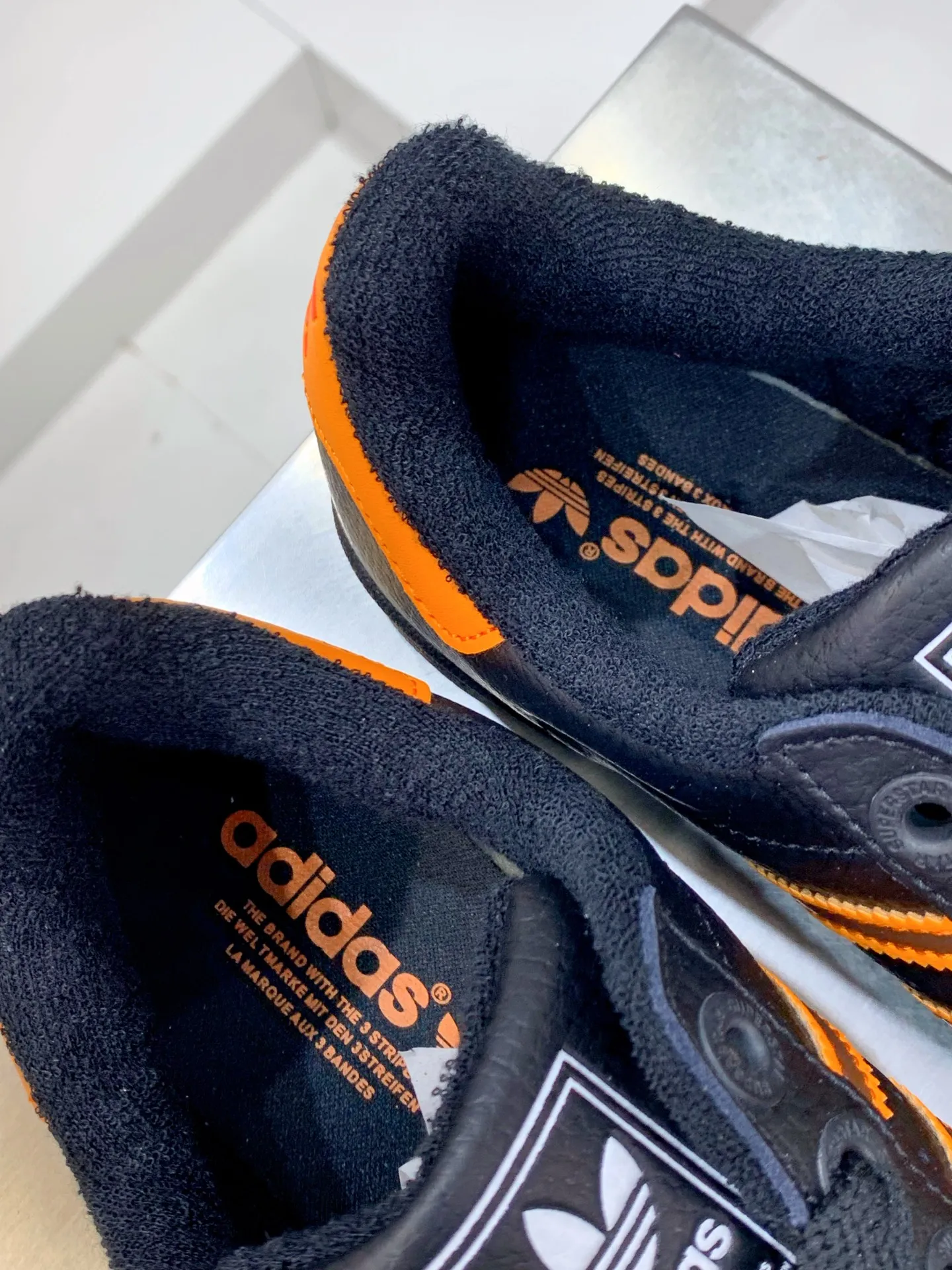 Adidas Originals Superstar II Black Orange Replica Shoes –  Rep Sneakers Flexible 542