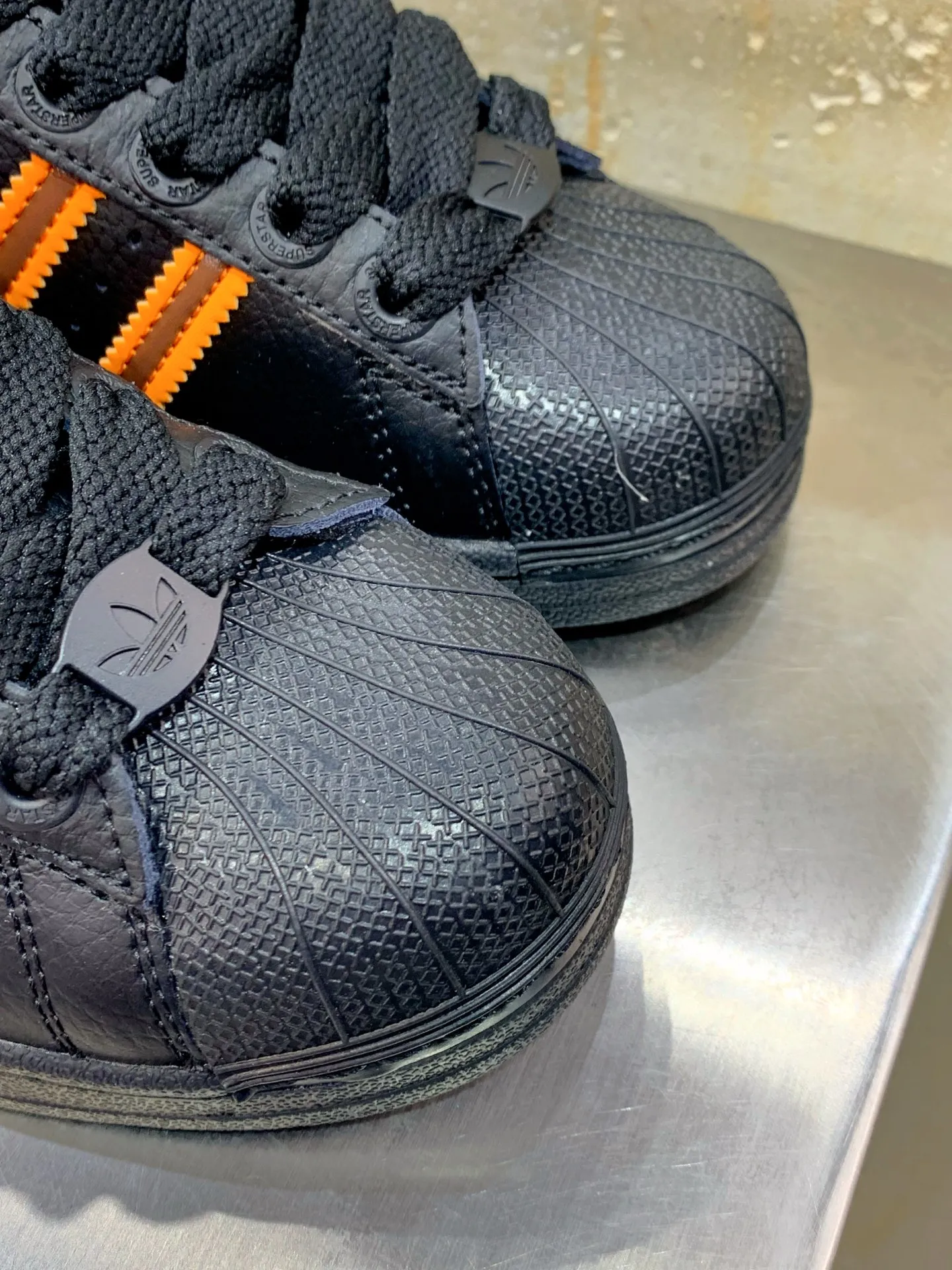 Adidas Originals Superstar II Black Orange Replica Shoes –  Rep Sneakers Flexible 542