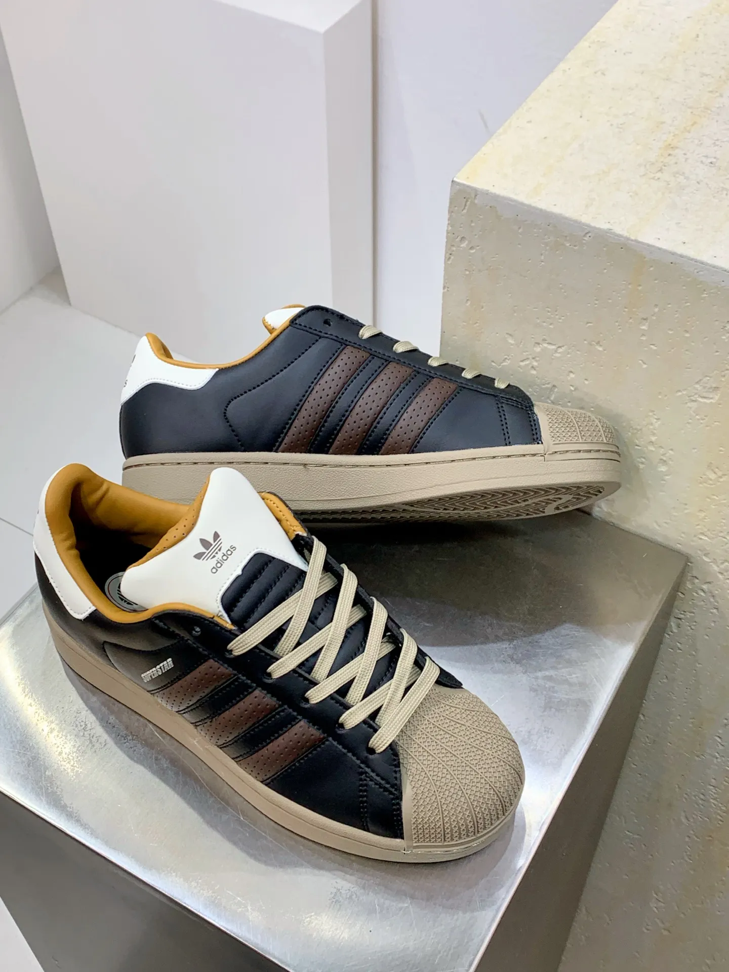 Timeless Adidas Originals Superstar II JP9187 Black Tan – Replica Adidas Shoes 521