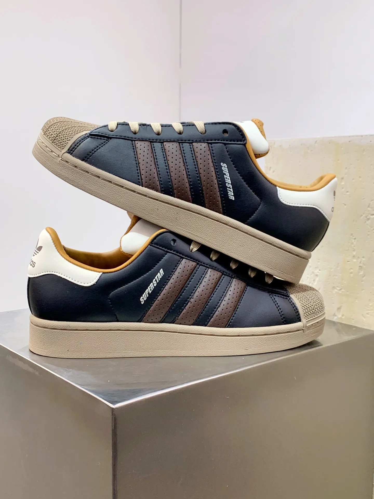 Timeless Adidas Originals Superstar II JP9187 Black Tan – Replica Adidas Shoes 521