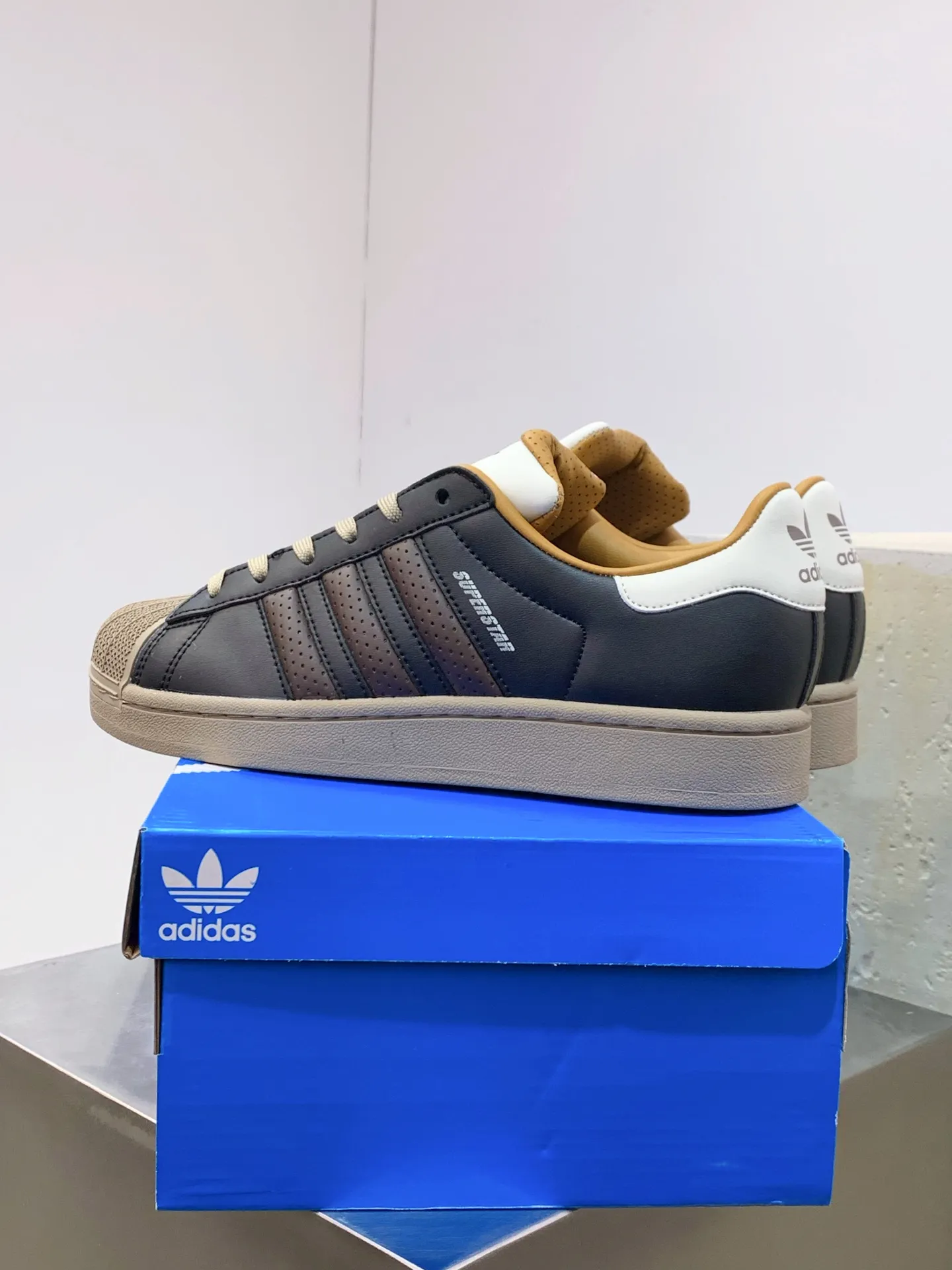 Timeless Adidas Originals Superstar II JP9187 Black Tan – Replica Adidas Shoes 521