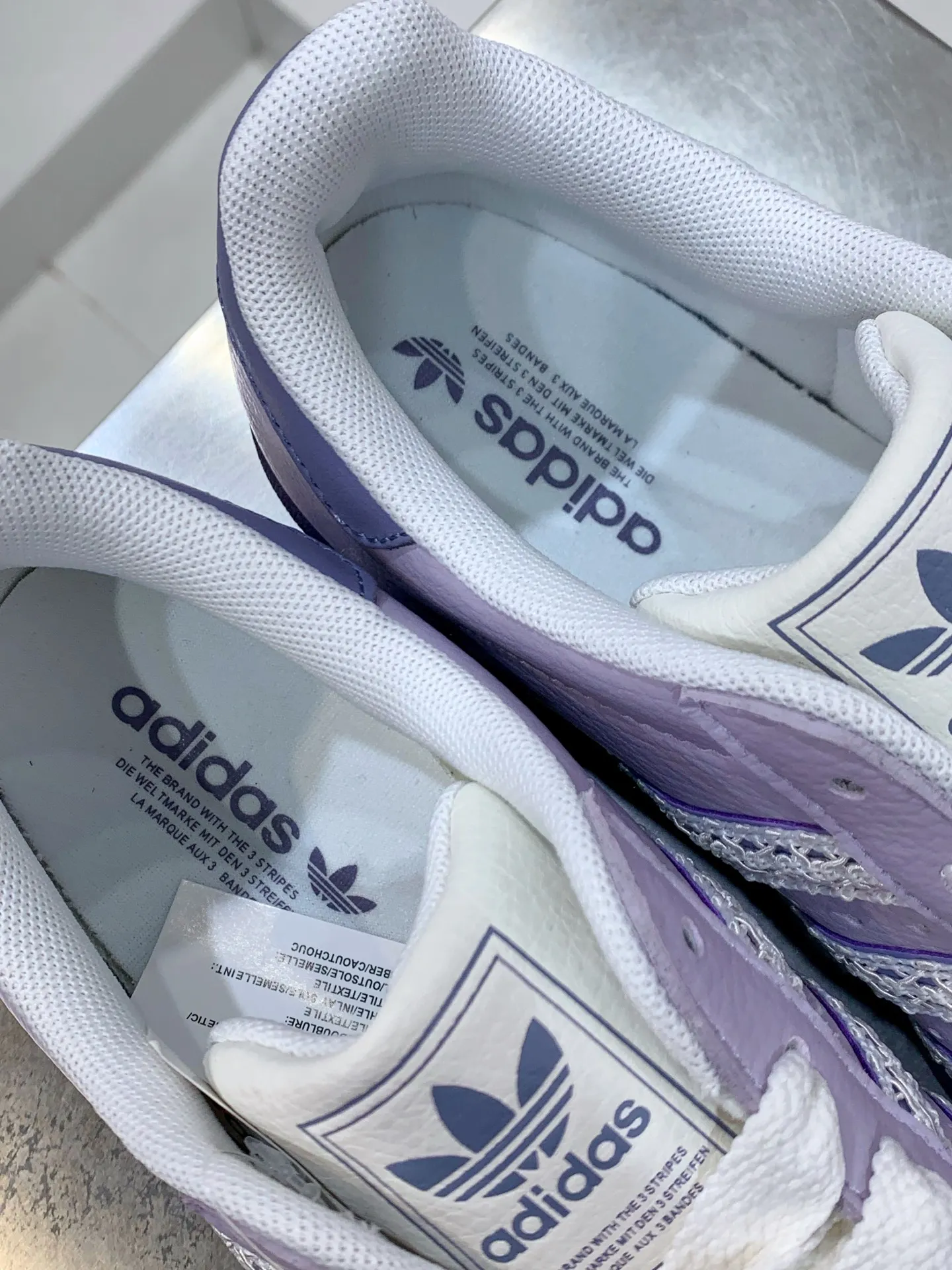 Bold Adidas Originals Superstar II Purple Sneakers – Replica Adidas Shoes 524