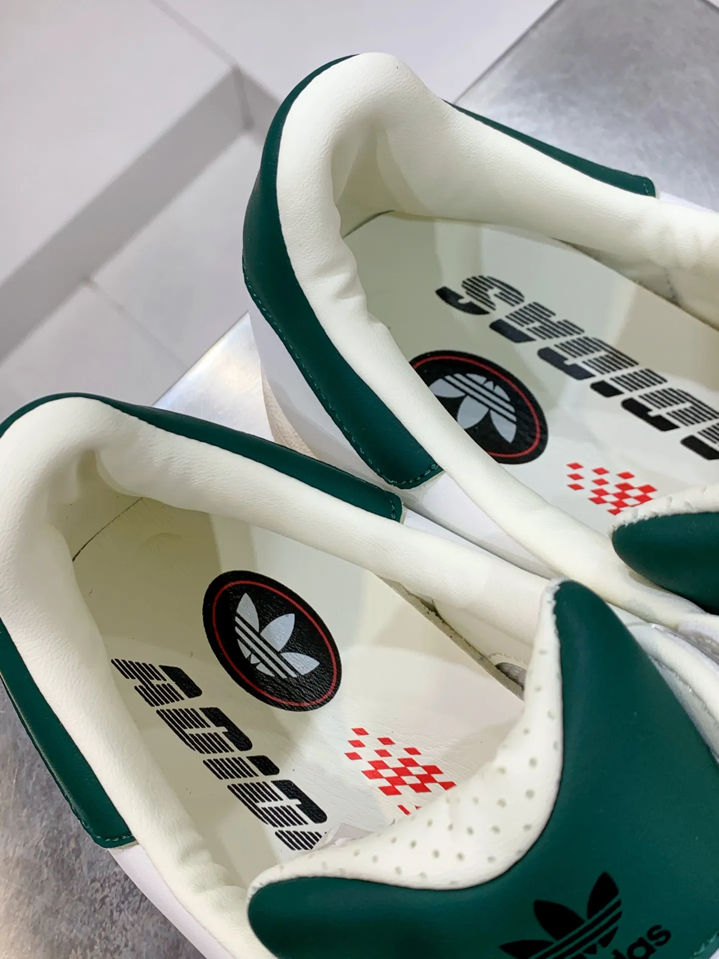 Adidas Originals Superstar II White Green  Replica Shoes Fashionable 518
