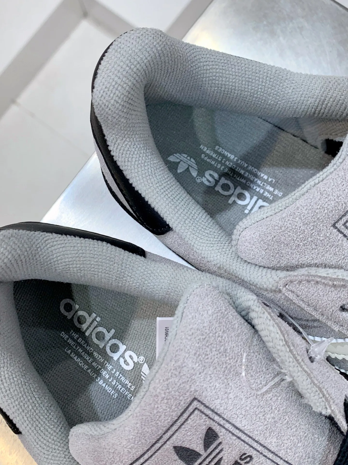 Adidas Originals Superstar JQ3222 Grey Black Low – Replica Adidas Shoes Casual 543
