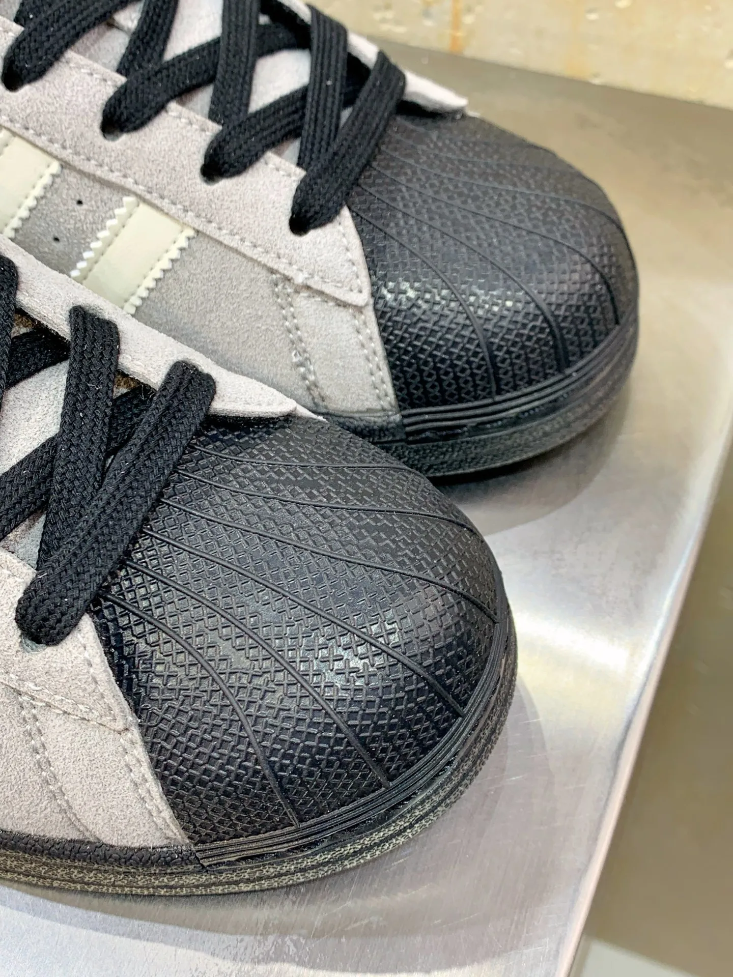 Adidas Originals Superstar JQ3222 Grey Black Low – Replica Adidas Shoes Casual 543