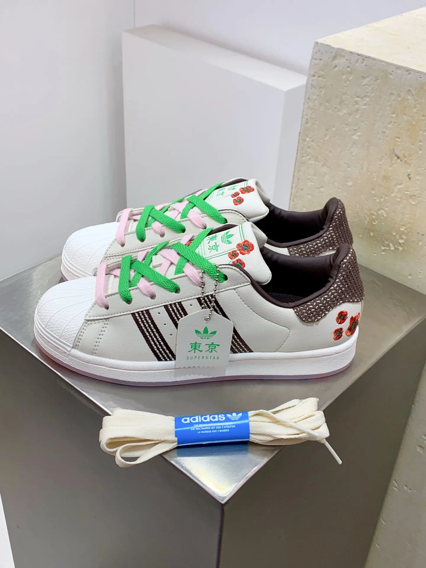 Adidas Originals Superstar JR4505 White Green – Replica Adidas Shoes UrbanChic 549