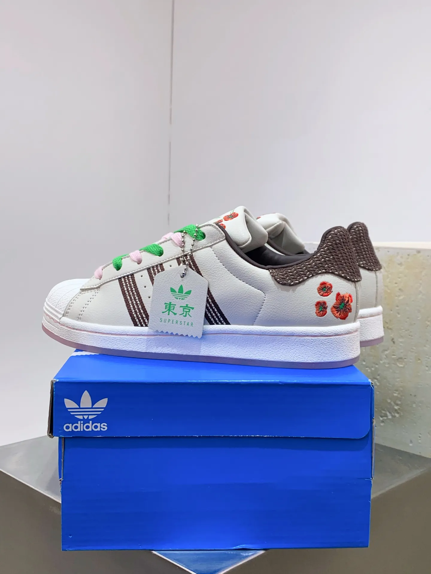 Adidas Originals Superstar JR4505 White Green – Replica Adidas Shoes UrbanChic 549