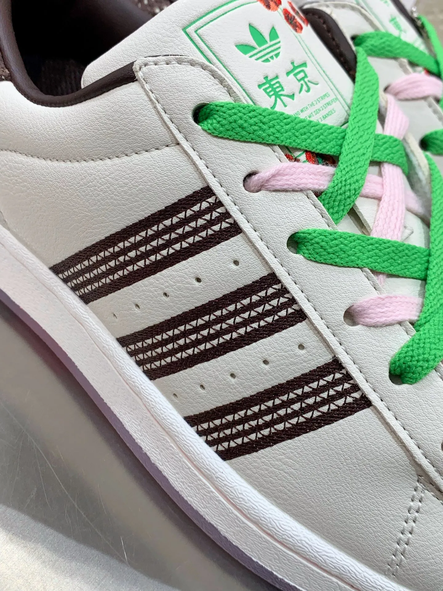 Adidas Originals Superstar JR4505 White Green – Replica Adidas Shoes UrbanChic 549
