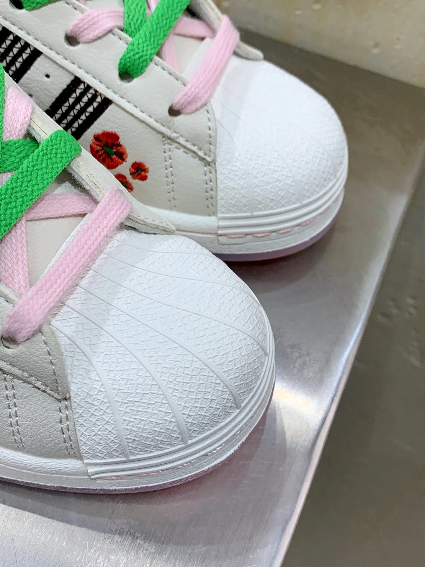Adidas Originals Superstar JR4505 White Green – Replica Adidas Shoes UrbanChic 549
