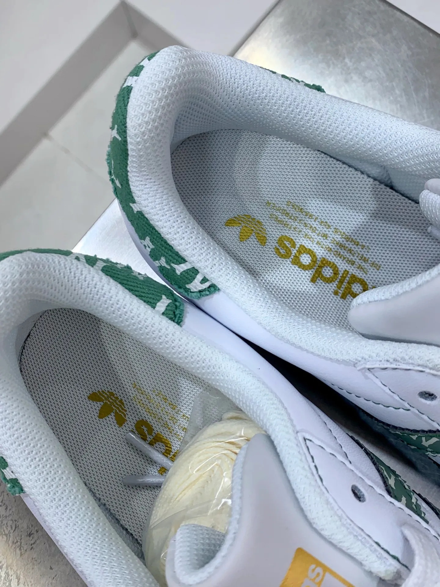 Durable Adidas Originals Superstar MLB White Green Rep Shoes – Replica Adidas Edition 551