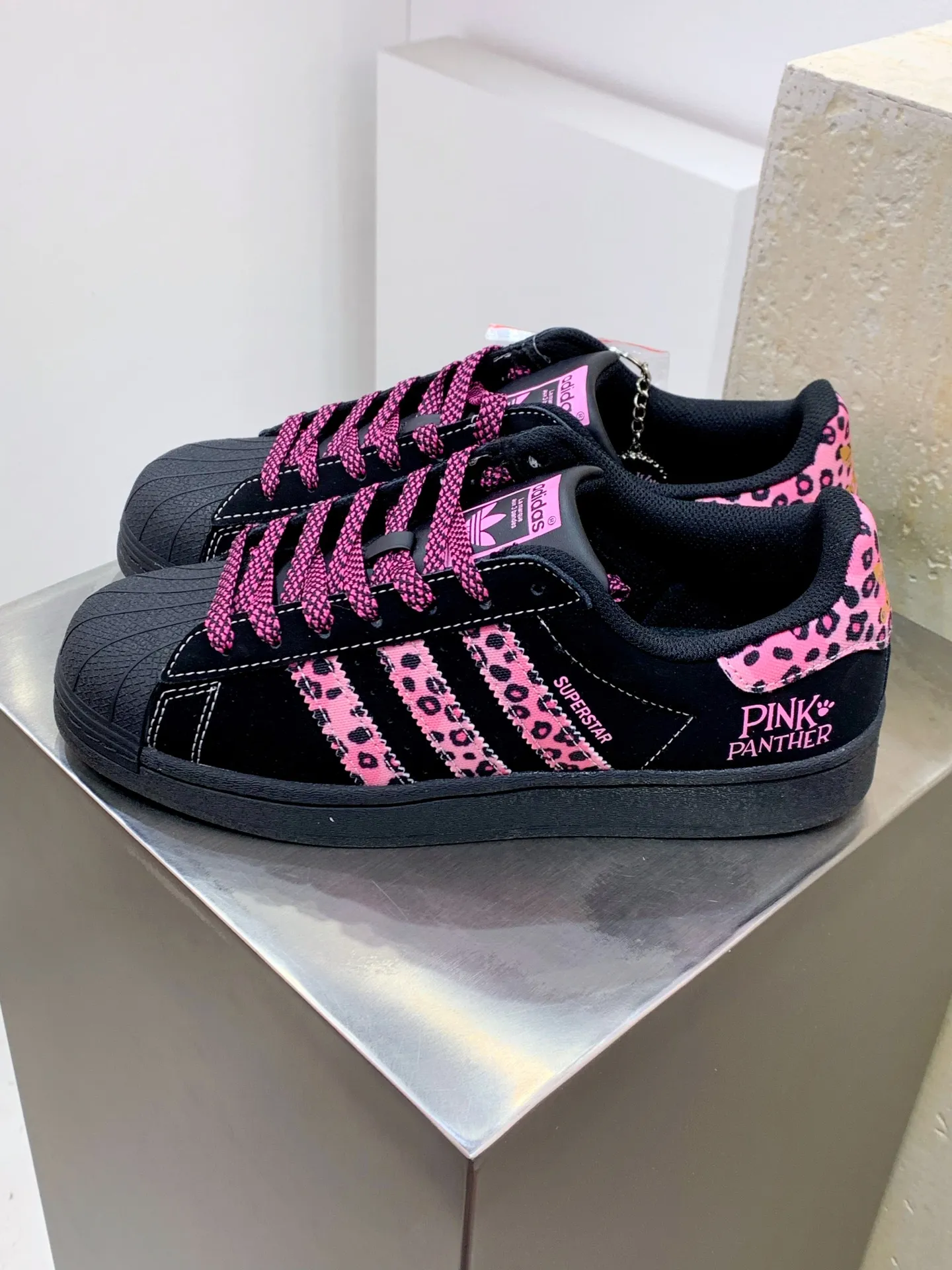 Adidas Originals Superstar Pink Panther Black Pink – Replica Adidas Shoes Durable 564