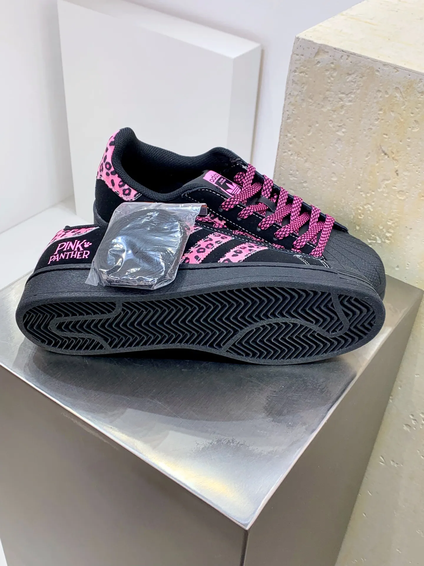Adidas Originals Superstar Pink Panther Black Pink – Replica Adidas Shoes Durable 564