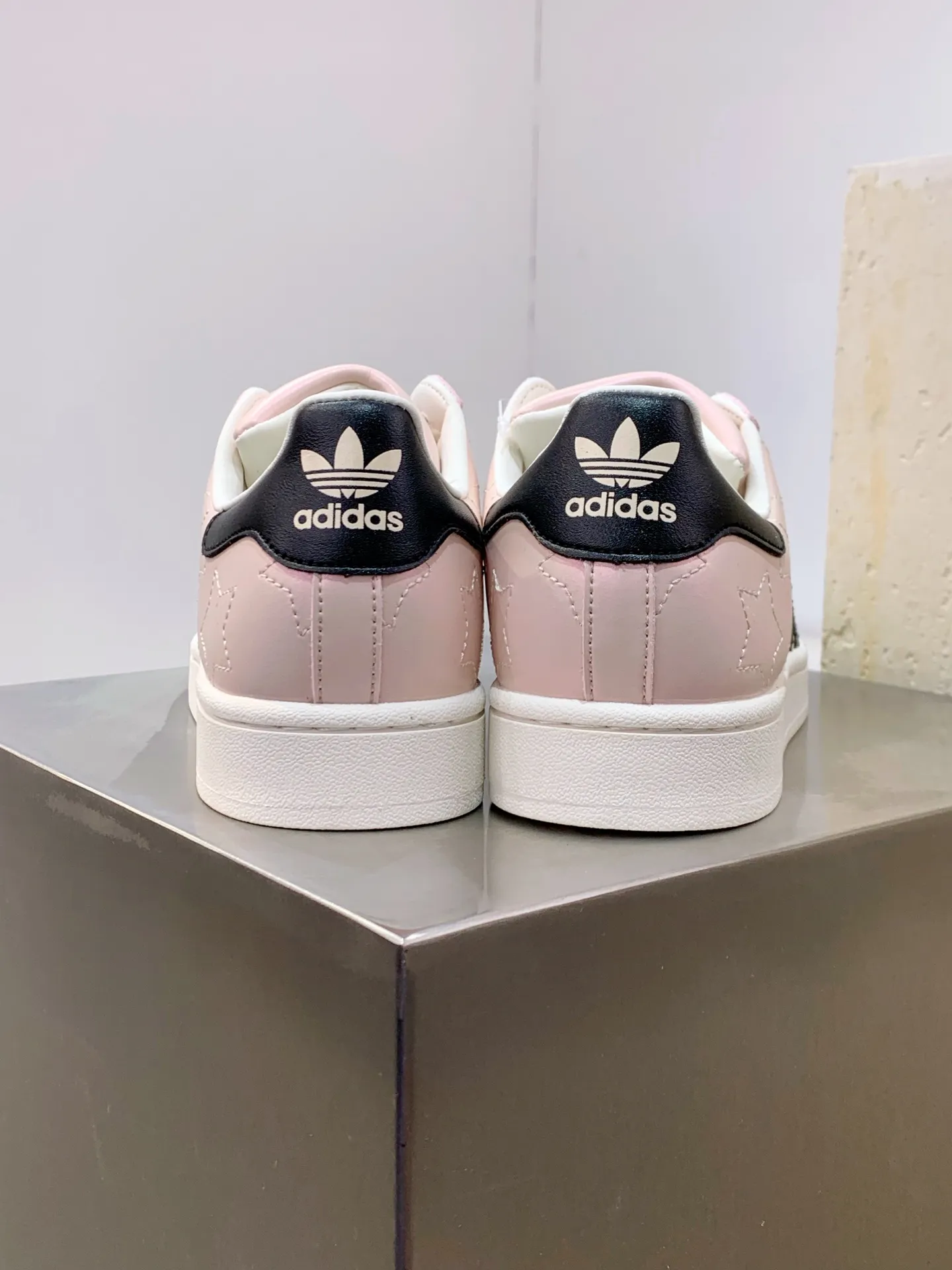Adidas Originals Superstar Pink Shell Toe –  Adidas Replica Shoes Affordable 529