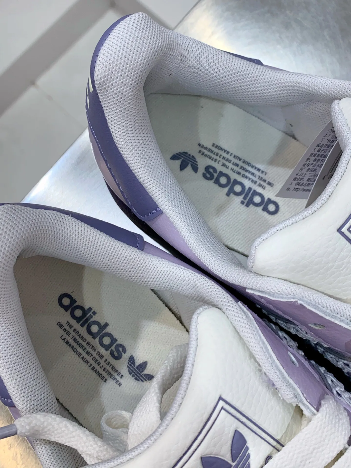 Adidas Originals Superstar Purple Low Top Replica Shoes Durable 531