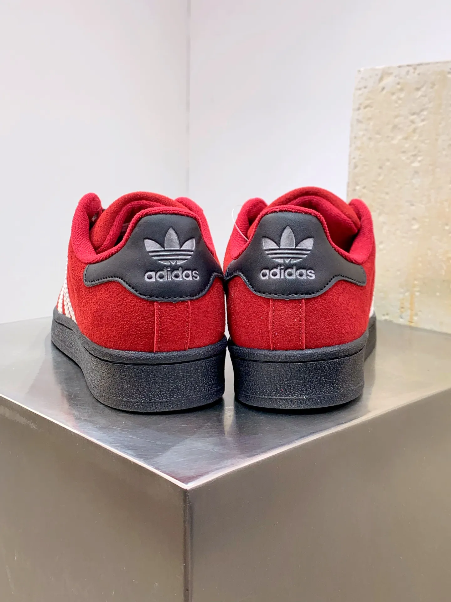 Adidas Originals Superstar Red Black Replica Shoes – Adidas Replica Sneakers Bold 544