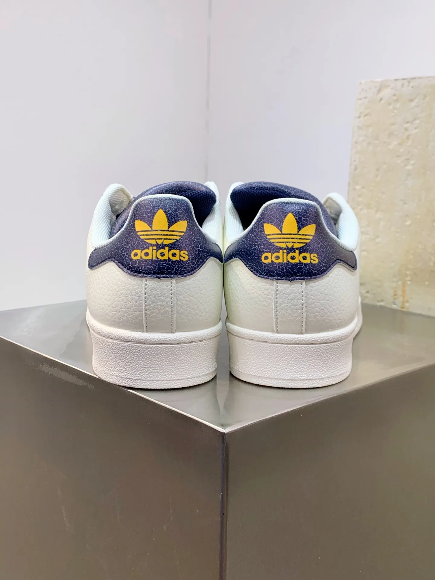 Adidas Originals Superstar Shell Toe White Navy –  Replica Adidas Shoes HighQuality 547