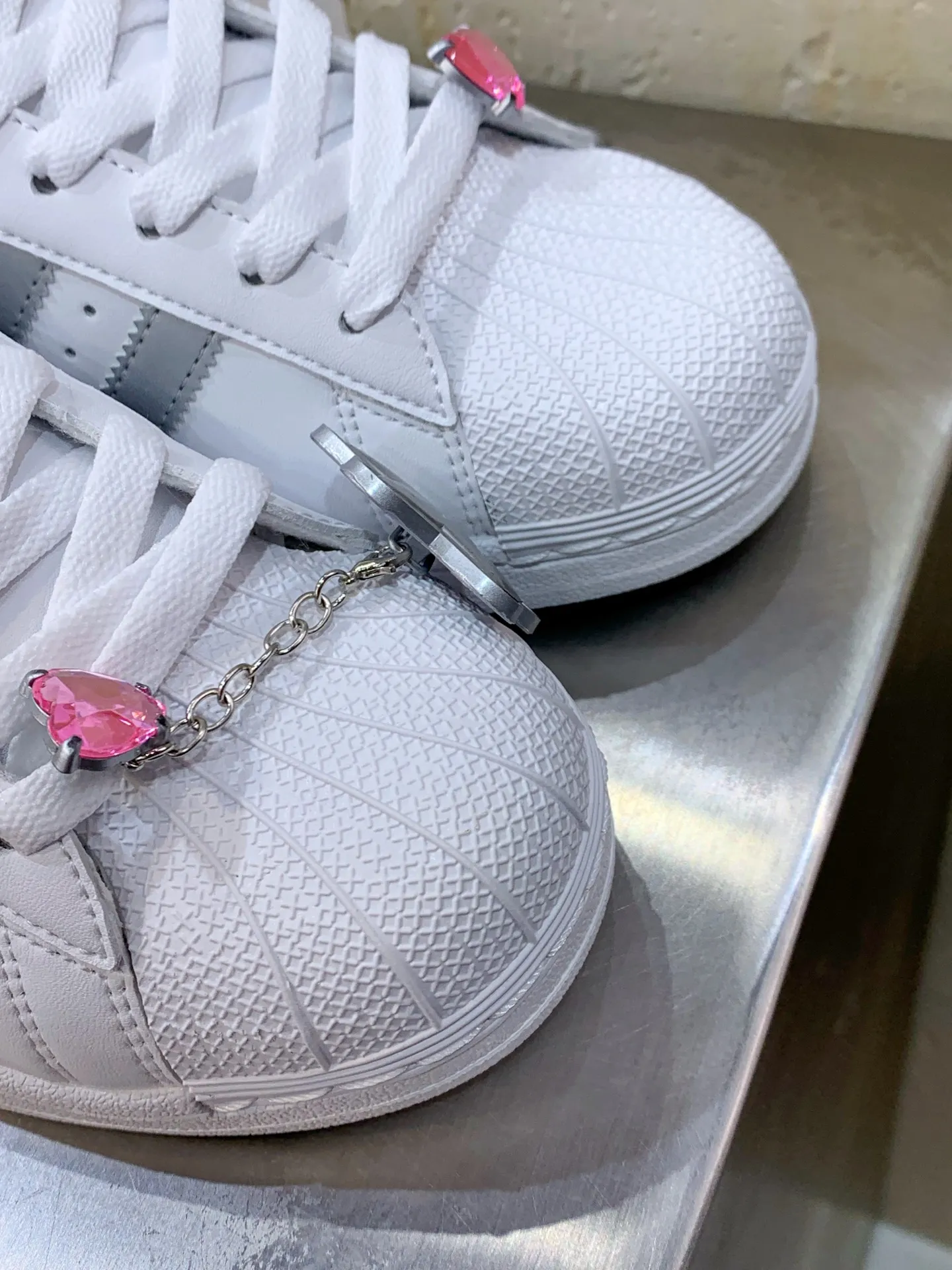 Adidas Originals Superstar White Silver Low Top – Replica Adidas Shoes Trendsetting 526