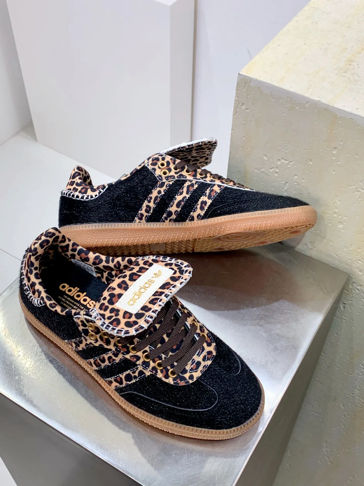 Adidas Samba OG W Black Leopard Replica Sneakers AllSeason 520