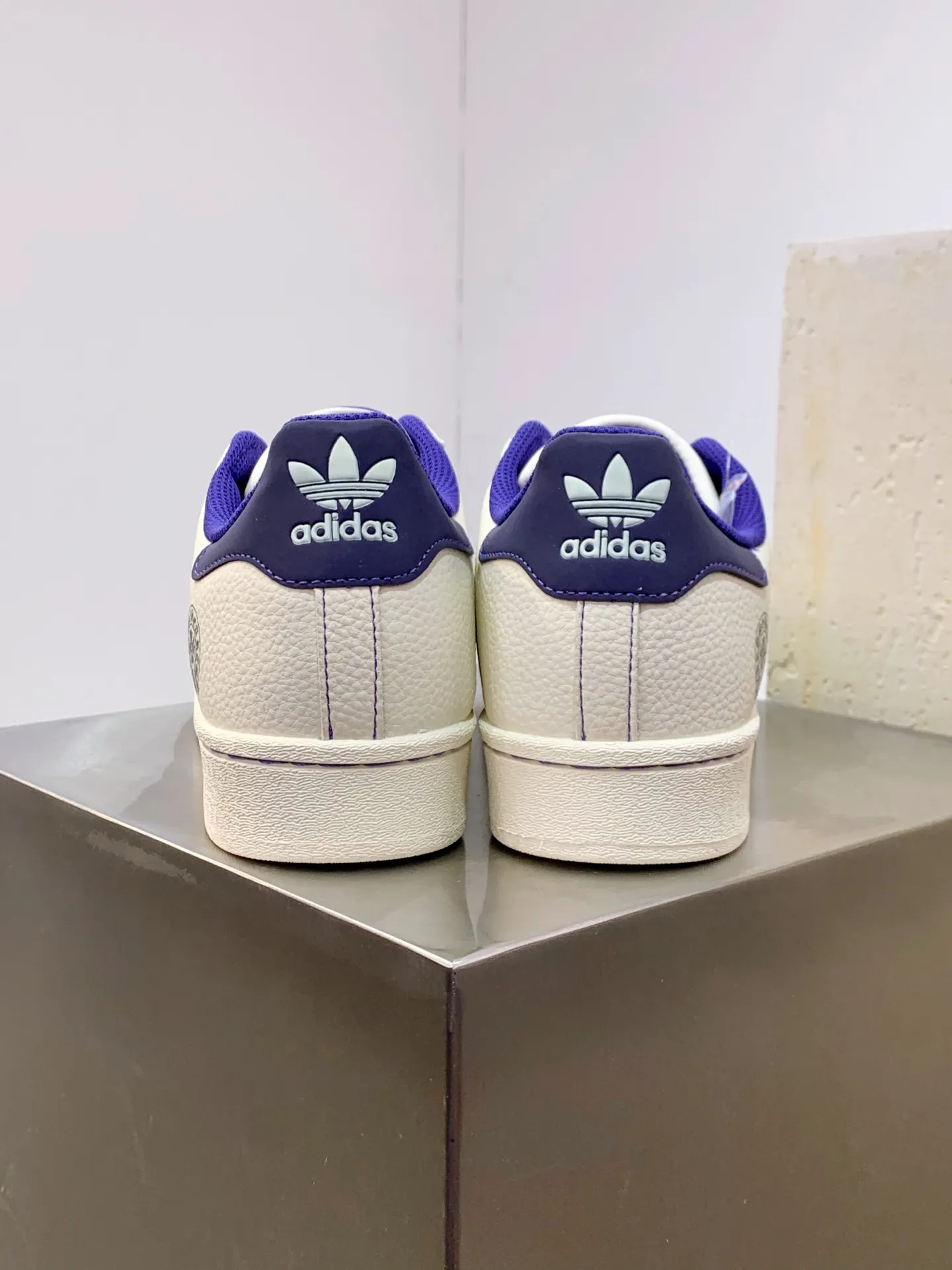Adidas Superstar Crocs Collab White Purple Low Top – Replica Adidas Shoes UrbanChic 528