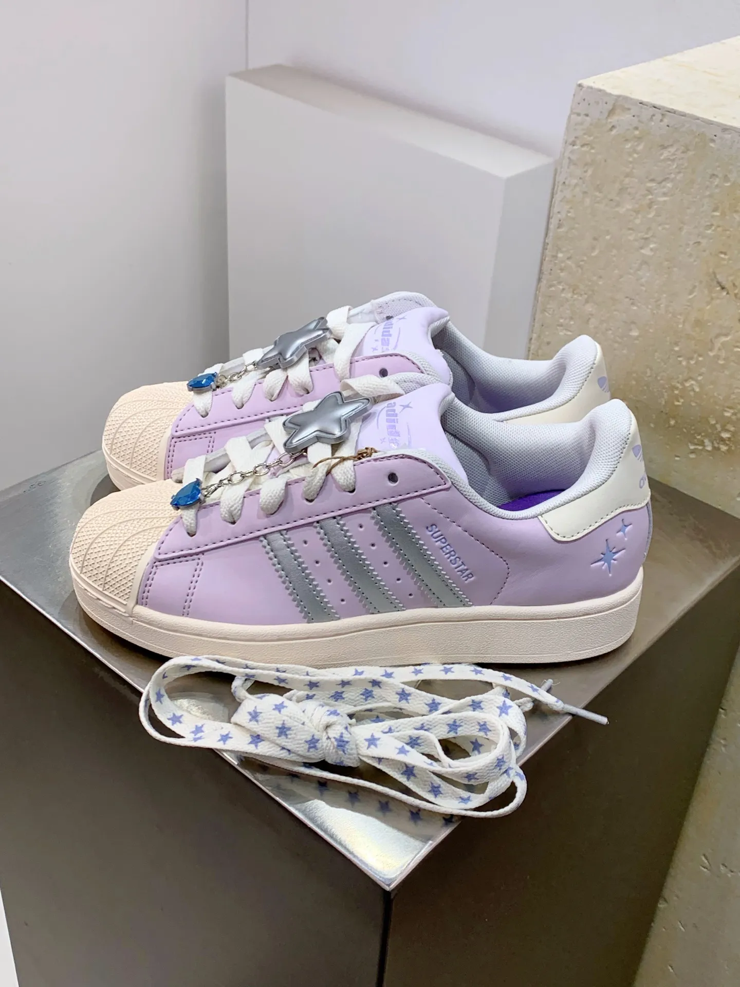 ModernLook Adidas Superstar Shell Toe Purple  Replica Shoes 534