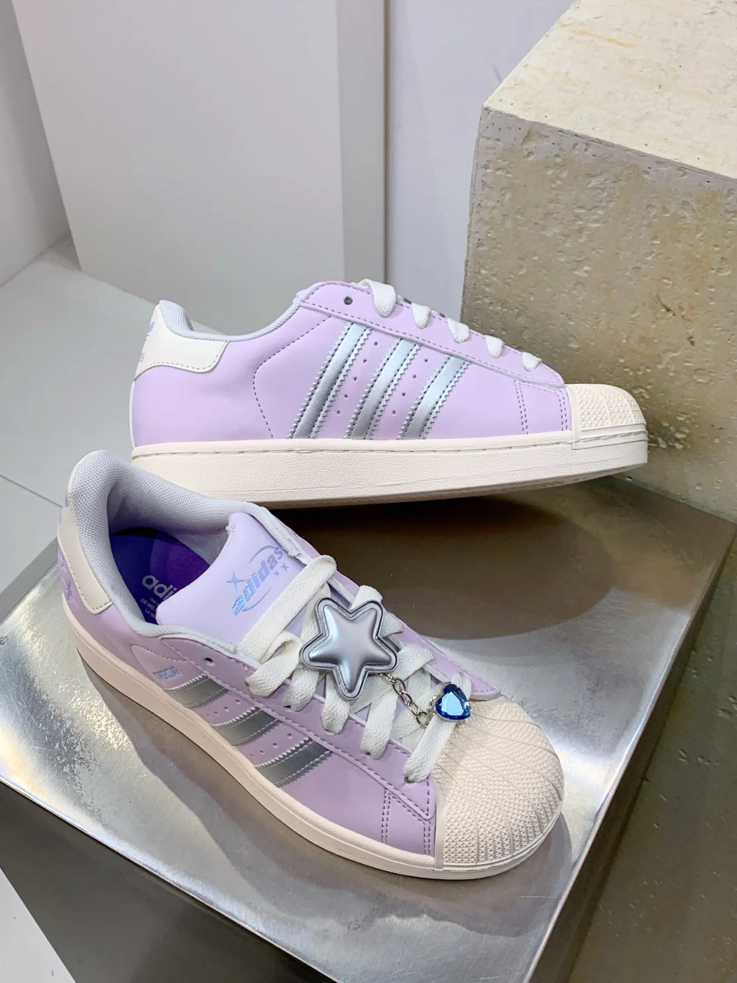 ModernLook Adidas Superstar Shell Toe Purple  Replica Shoes 534