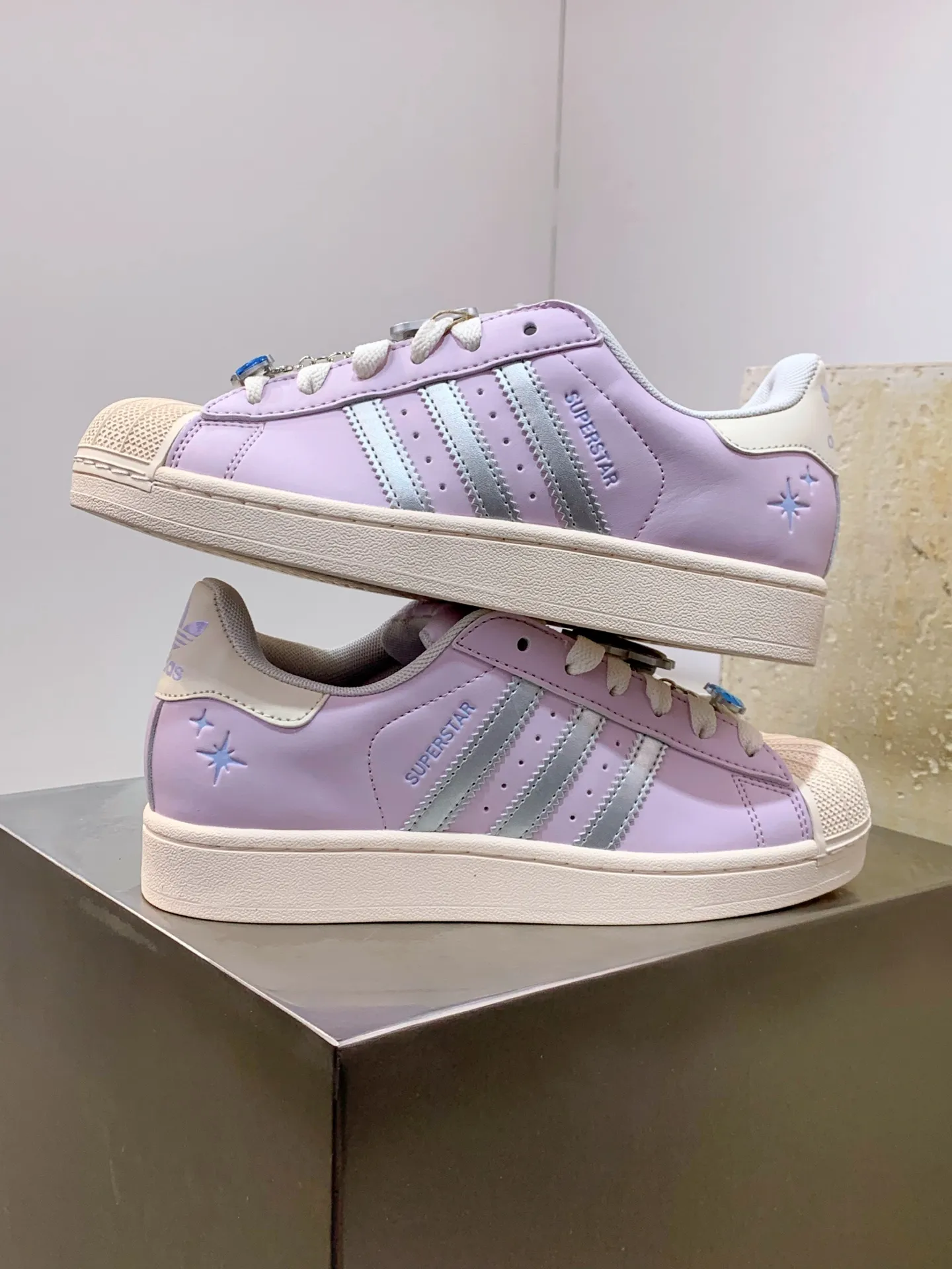 ModernLook Adidas Superstar Shell Toe Purple  Replica Shoes 534