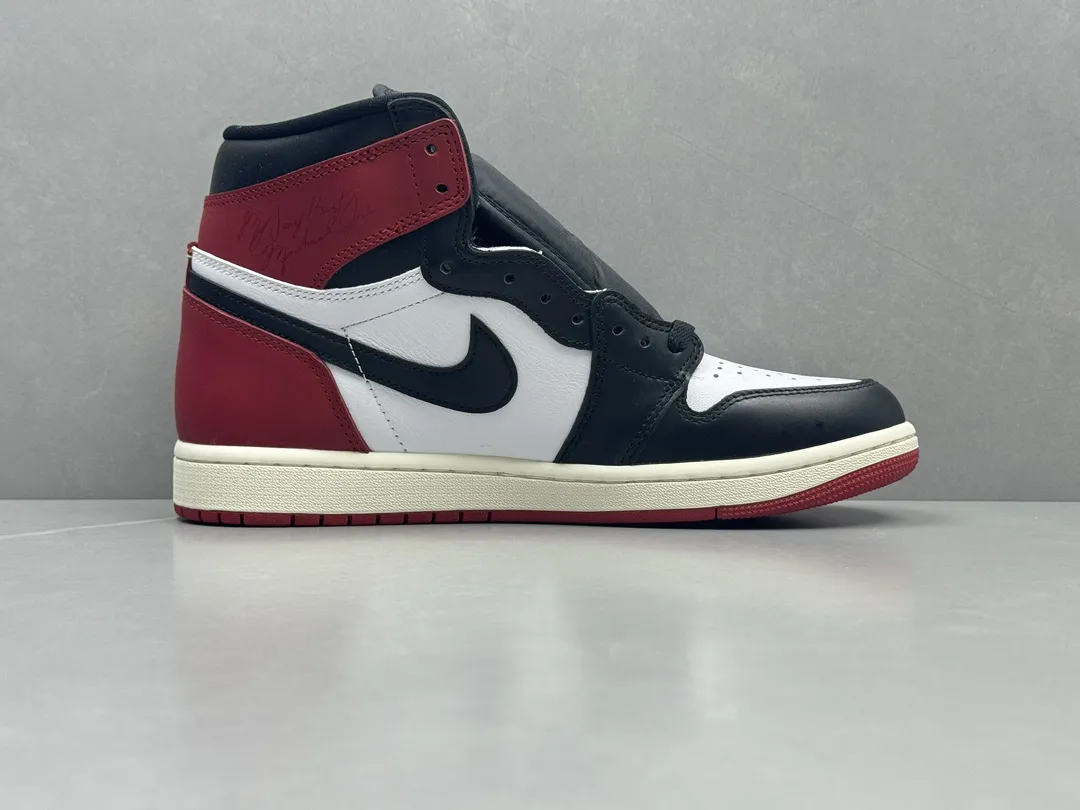 Air Jordan 1 High OG ‘Black Toe’ – Black White Red, Authentic Style, Best Replica Sneakers, Top Rep Shoes, Sizes 36-47 Including Half Sizes Effortless 1275