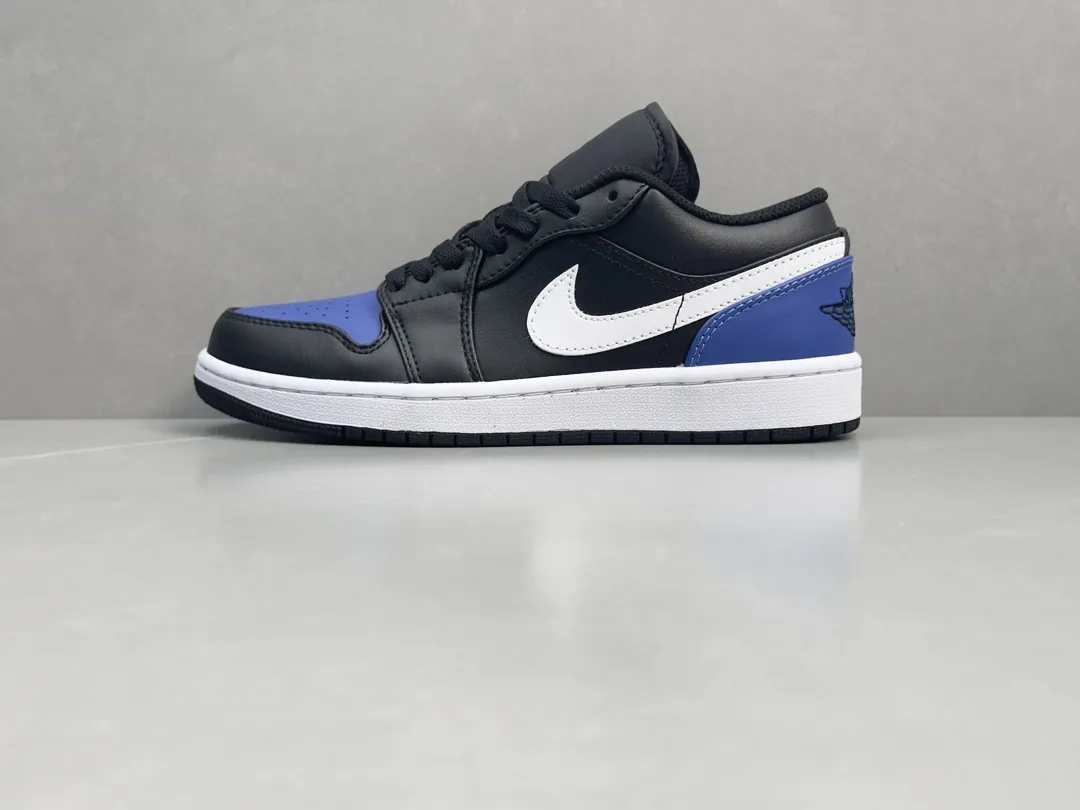 Durable Air Jordan 1 Low ‘Black Blue’ – Top Rep Shoes – Best Replica Sneakers for Men (Sizes 36-46, Including Half Sizes 1342