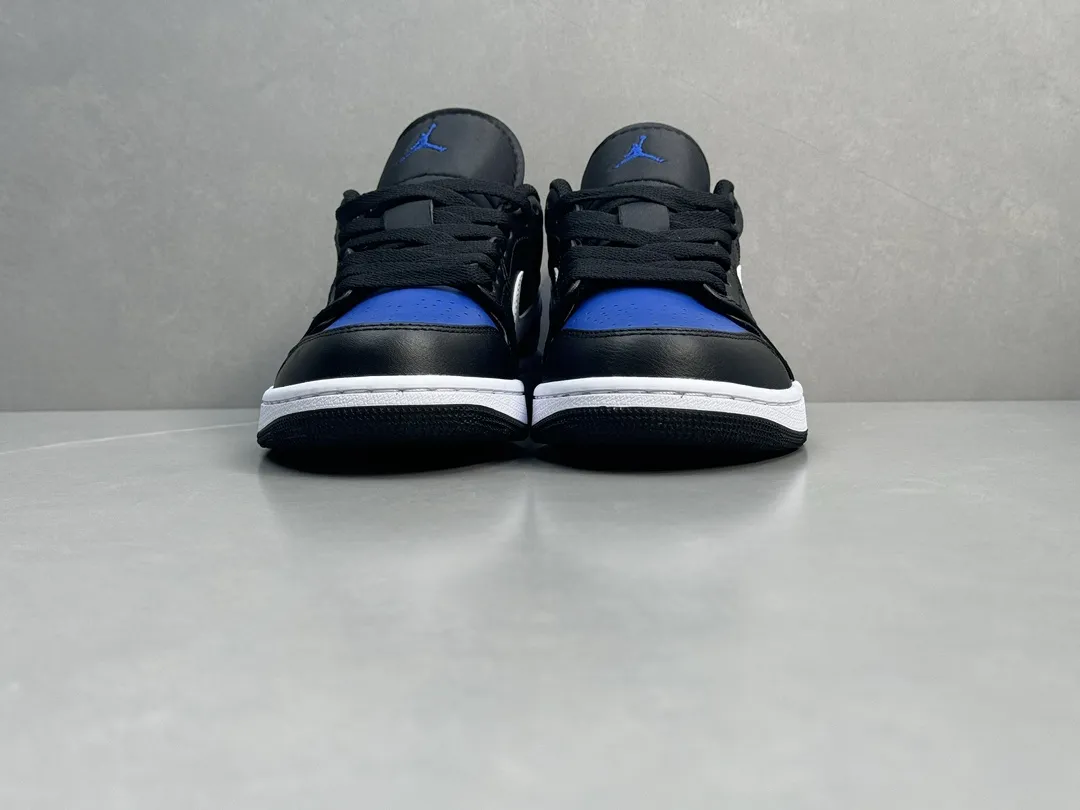 Durable Air Jordan 1 Low ‘Black Blue’ – Top Rep Shoes – Best Replica Sneakers for Men (Sizes 36-46, Including Half Sizes 1342