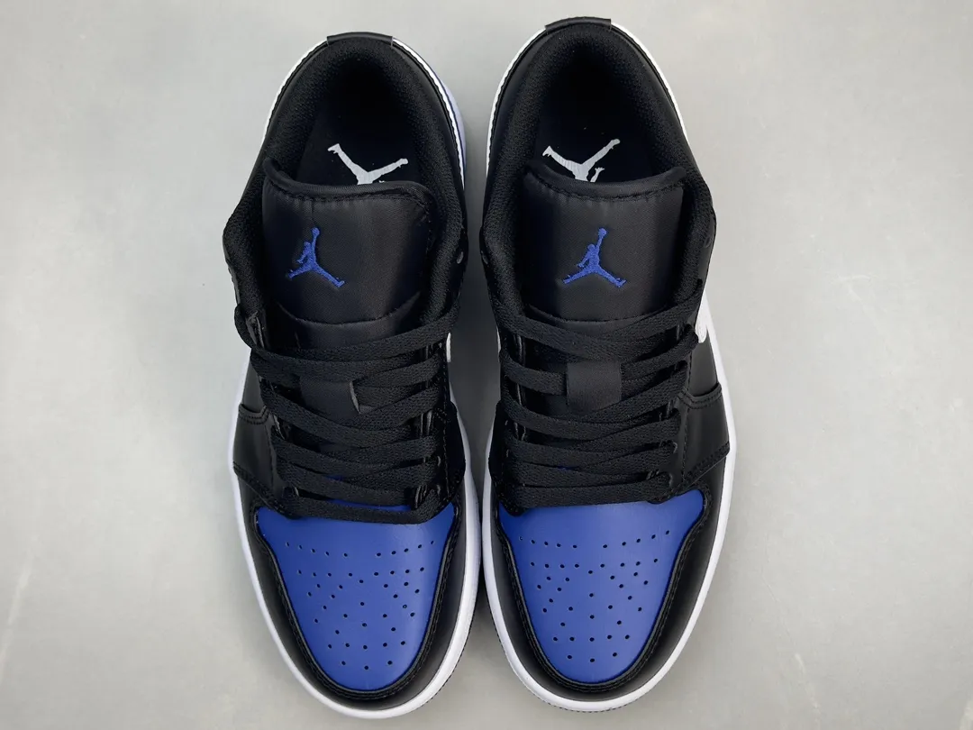 Durable Air Jordan 1 Low ‘Black Blue’ – Top Rep Shoes – Best Replica Sneakers for Men (Sizes 36-46, Including Half Sizes 1342