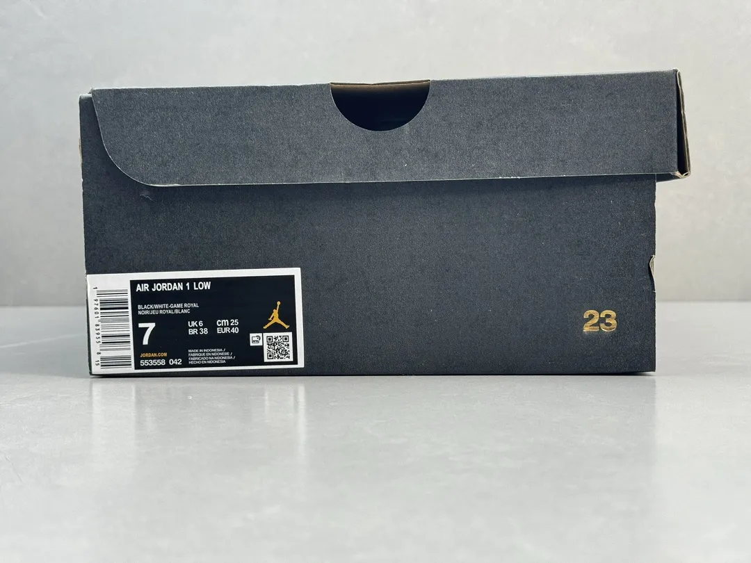 Durable Air Jordan 1 Low ‘Black Blue’ – Top Rep Shoes – Best Replica Sneakers for Men (Sizes 36-46, Including Half Sizes 1342