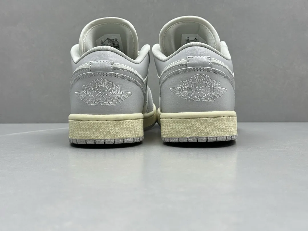 Air Jordan 1 Low ‘Grey White’ – Authentic Version with Replica Nike Style, Sizes 36-46 Including Half Sizes Functional 1229