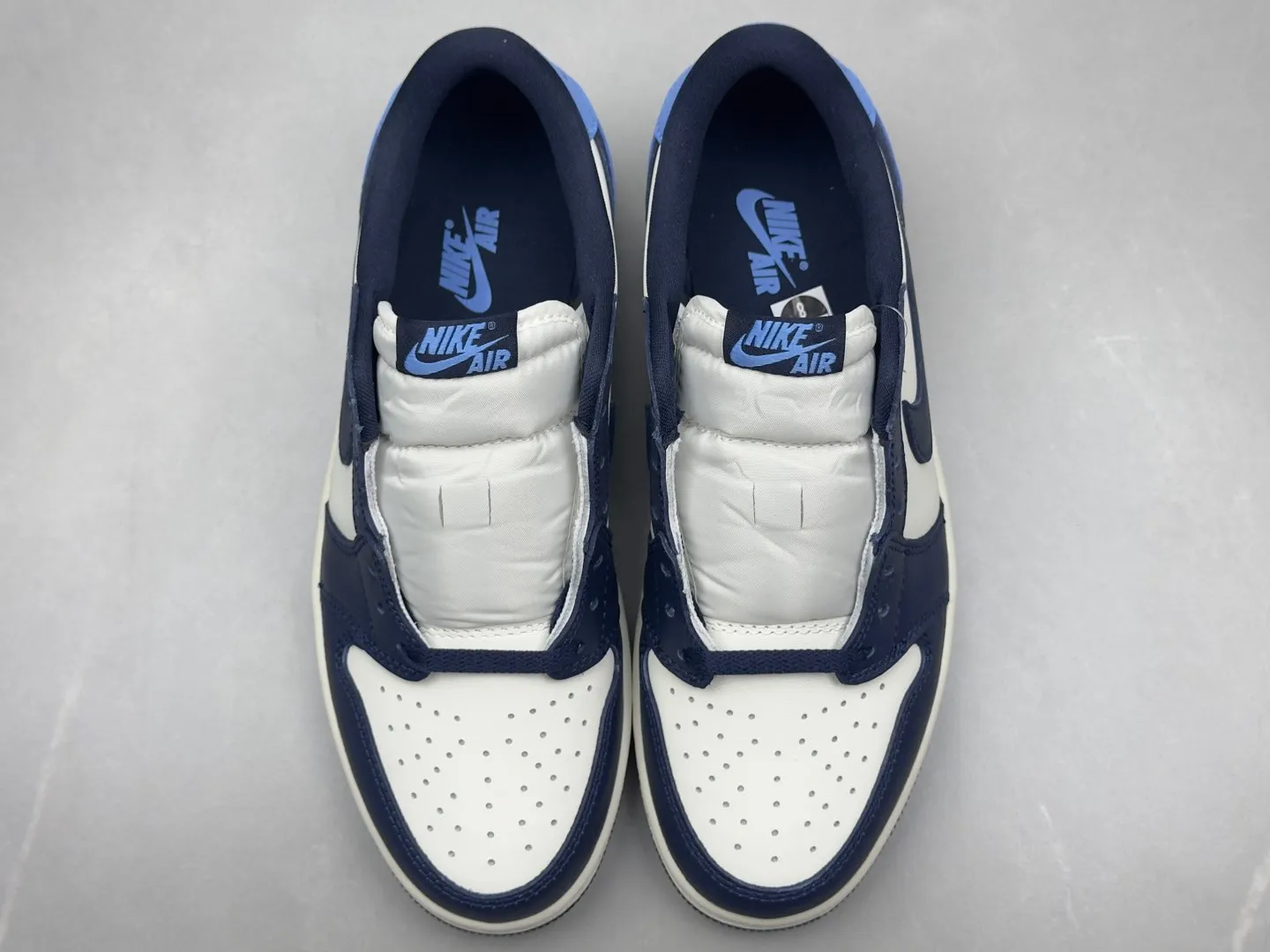 FlexibleFit Air Jordan 1 Low ‘Obsidian UNC’ – Black Obsidian University Blue – Authentic Low-Top Rep Shoes with Best Replica Sneakers Craftsmanship 1338