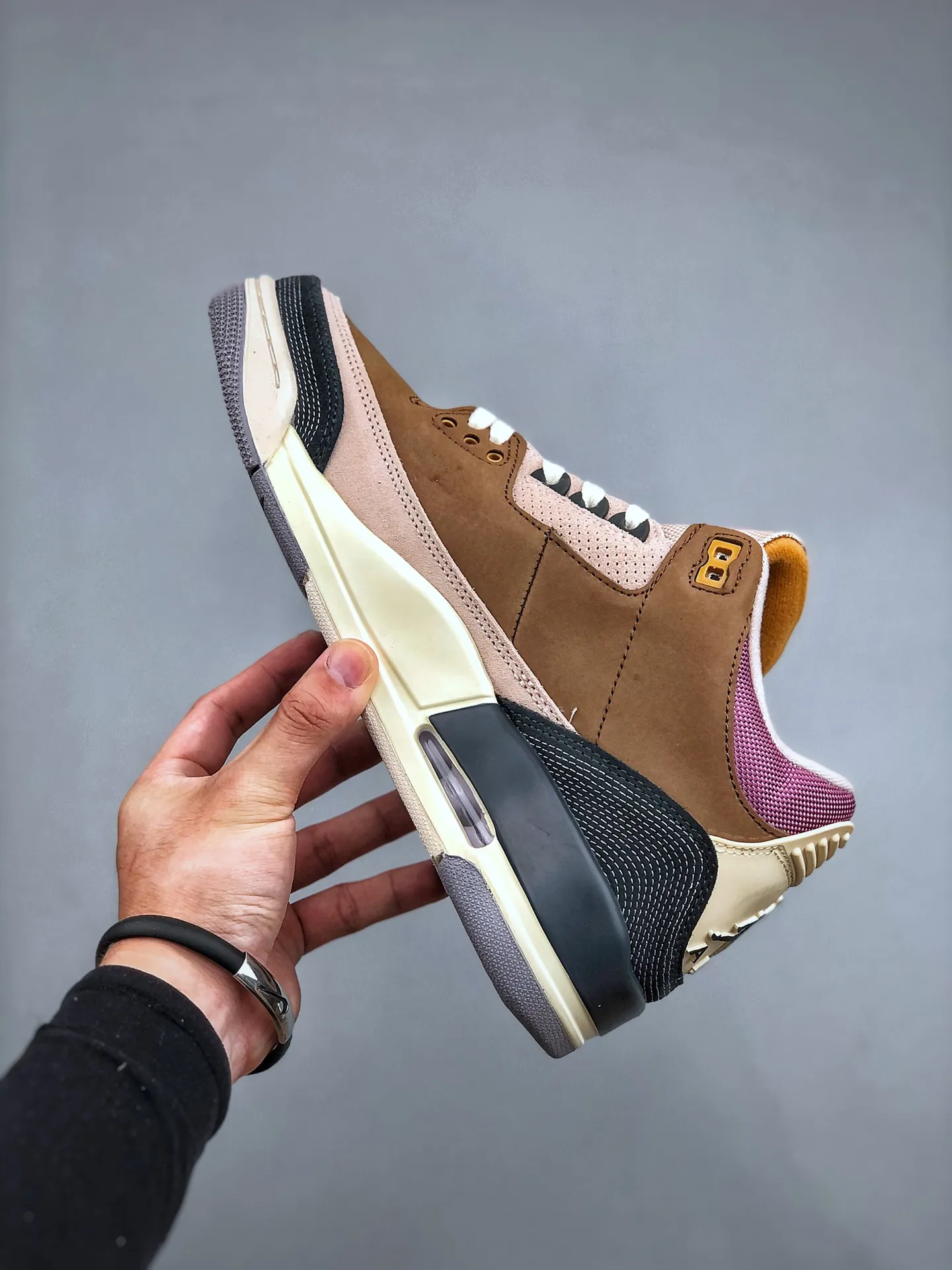 Air Jordan 3 Retro Brown Patchwork – High-Quality Rep Shoes, Men’s Replica Sneakers, Sizes 35.5-47 (Half Sizes Available Original 1177