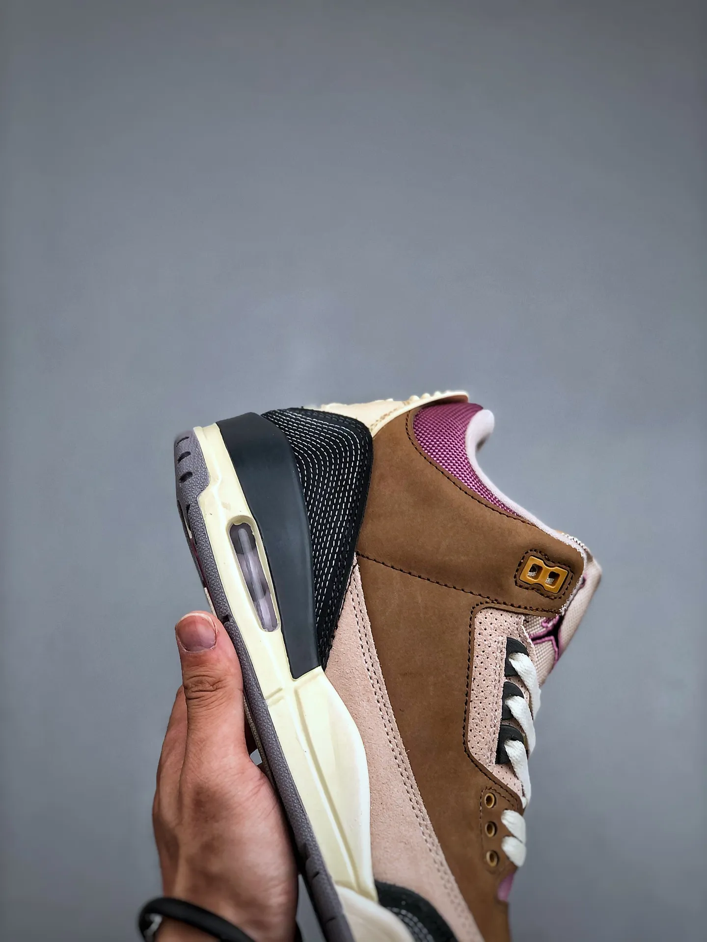 Air Jordan 3 Retro Brown Patchwork – High-Quality Rep Shoes, Men’s Replica Sneakers, Sizes 35.5-47 (Half Sizes Available Original 1177