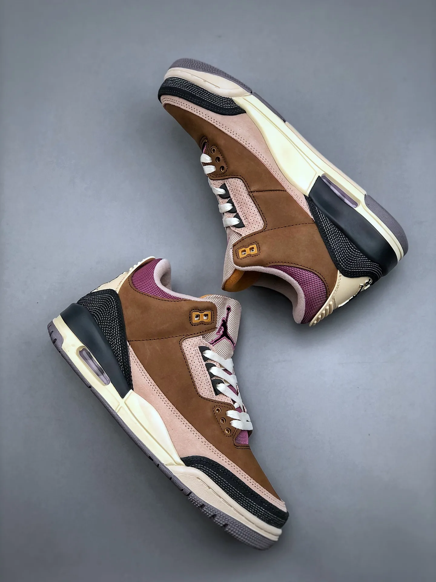 Air Jordan 3 Retro Brown Patchwork – High-Quality Rep Shoes, Men’s Replica Sneakers, Sizes 35.5-47 (Half Sizes Available Original 1177