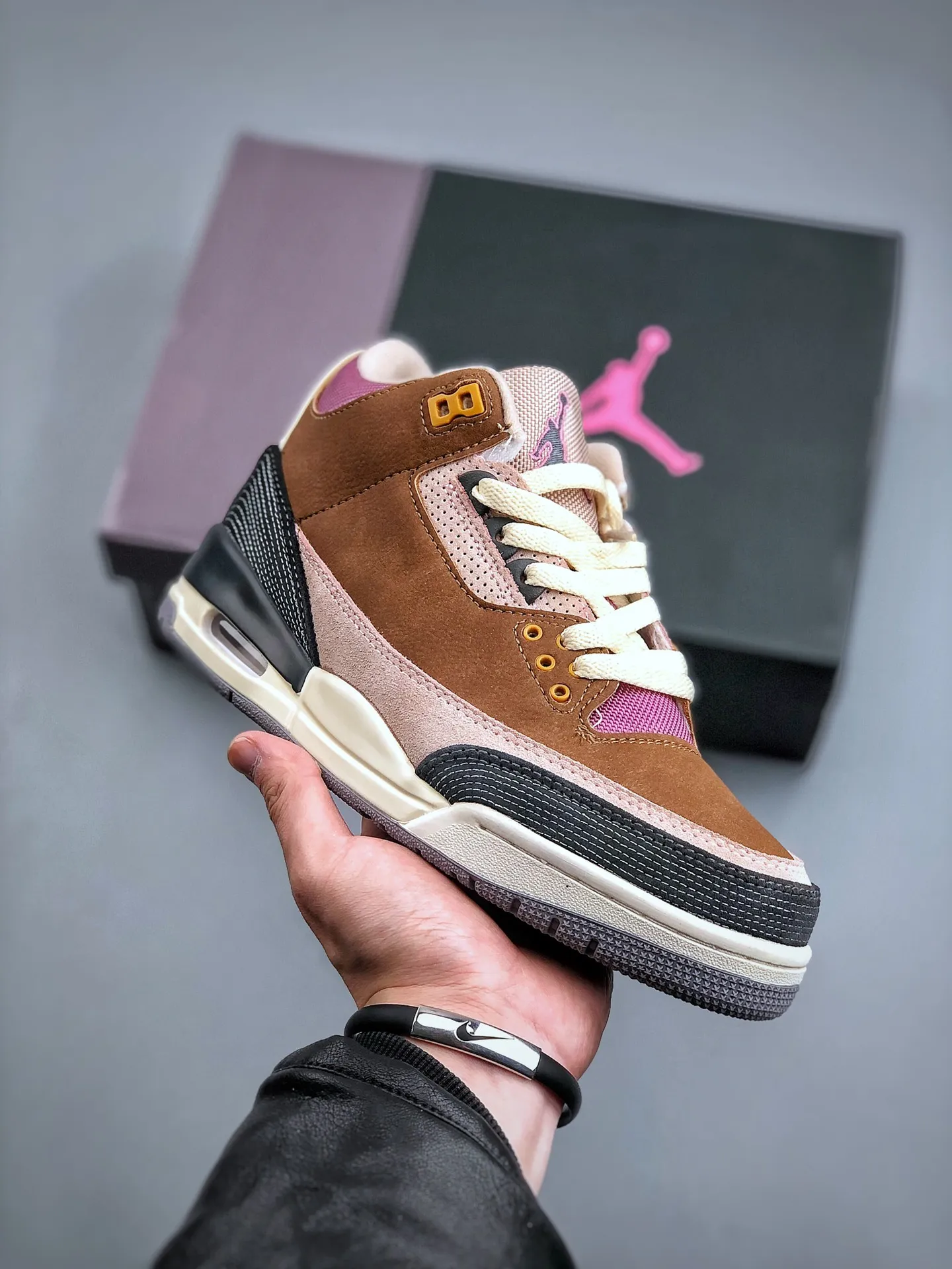 Air Jordan 3 Retro SE “Brown Patchwork” – Men’s Basketball Shoes with Replica Sneakers Style, Multiple Sizes Available UrbanChic 1182