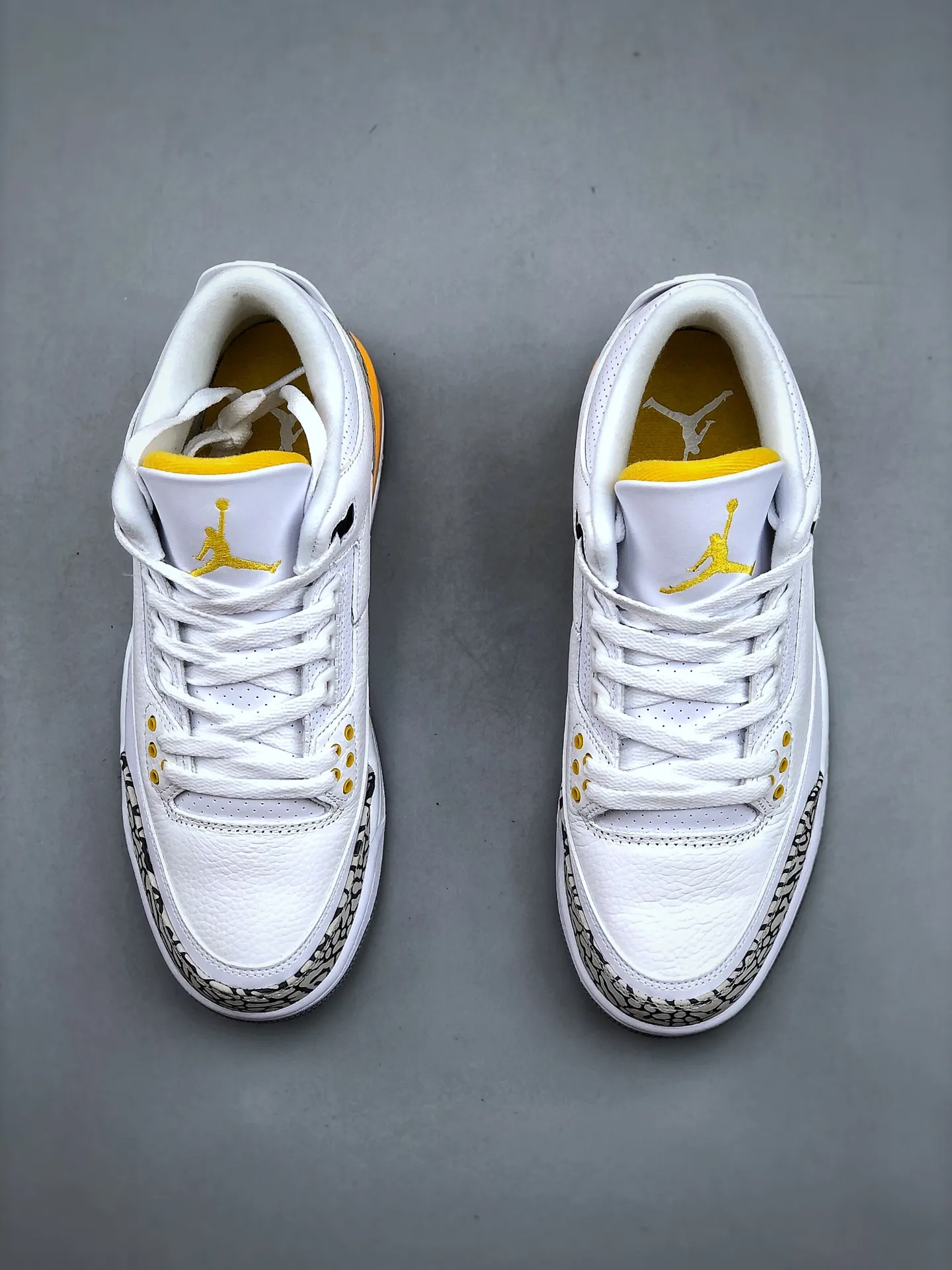 Air Jordan 3 WMNS “Laser Orange” – White Orange Grey – Replica Sneakers for Women – Sizes 35.5-47 (Half Sizes) – Style Code: CK9246- Durable 1181