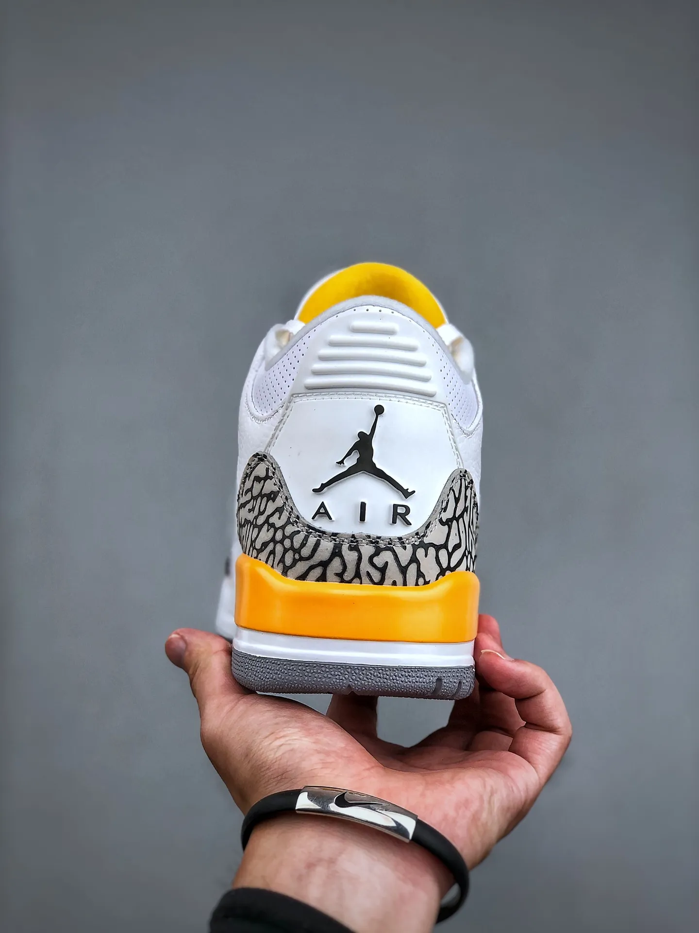 Air Jordan 3 WMNS “Laser Orange” – White Orange Grey – Replica Sneakers for Women – Sizes 35.5-47 (Half Sizes) – Style Code: CK9246- Durable 1181
