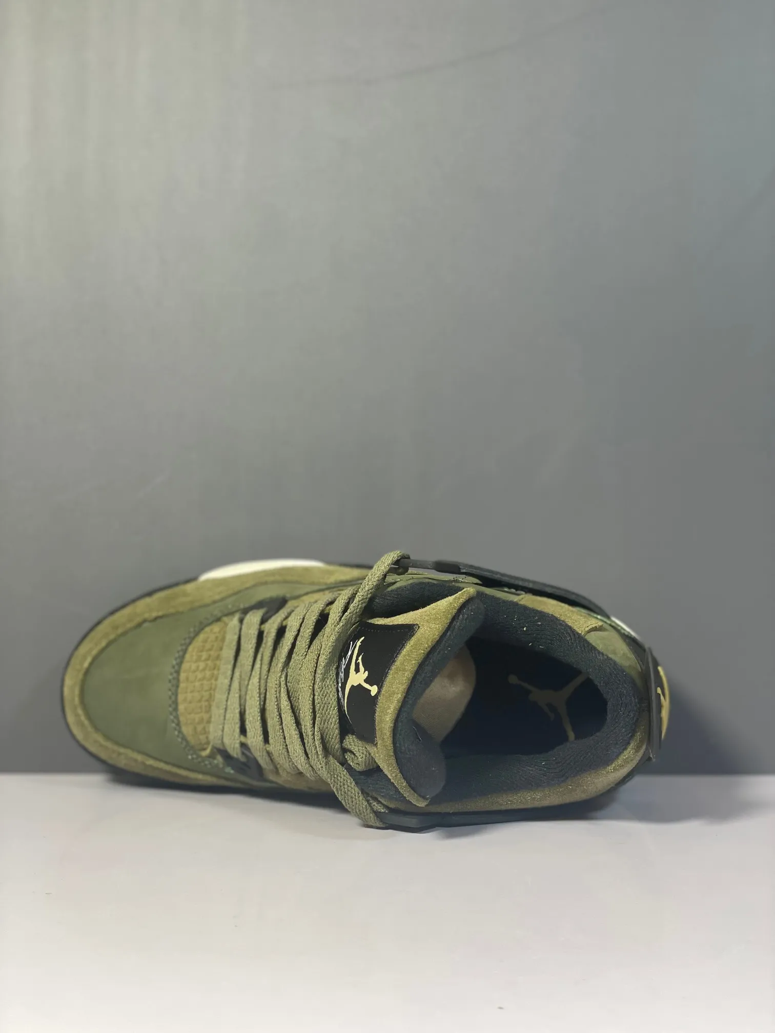 MultiPurpose Air Jordan 4 Retro “Olive Canvas” – Army Green Basketball Shoes with High Quality Replica Design and Rep Shoes (FB9927- 1140