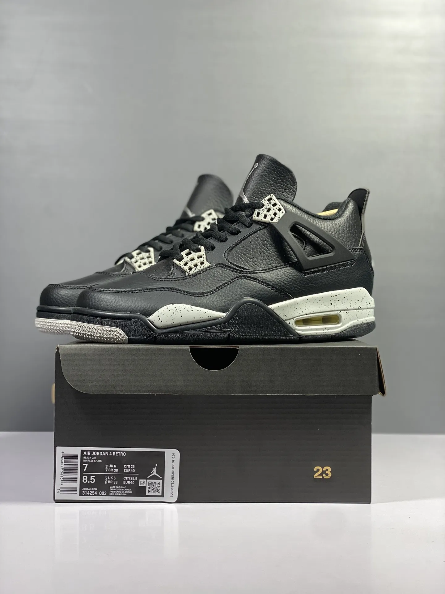 Air Jordan 4 Retro Oreo – Black White, High Quality Replica Shoes, Authentic Style, Rep Shoes, Multiple Sizes Available Tailored 1164