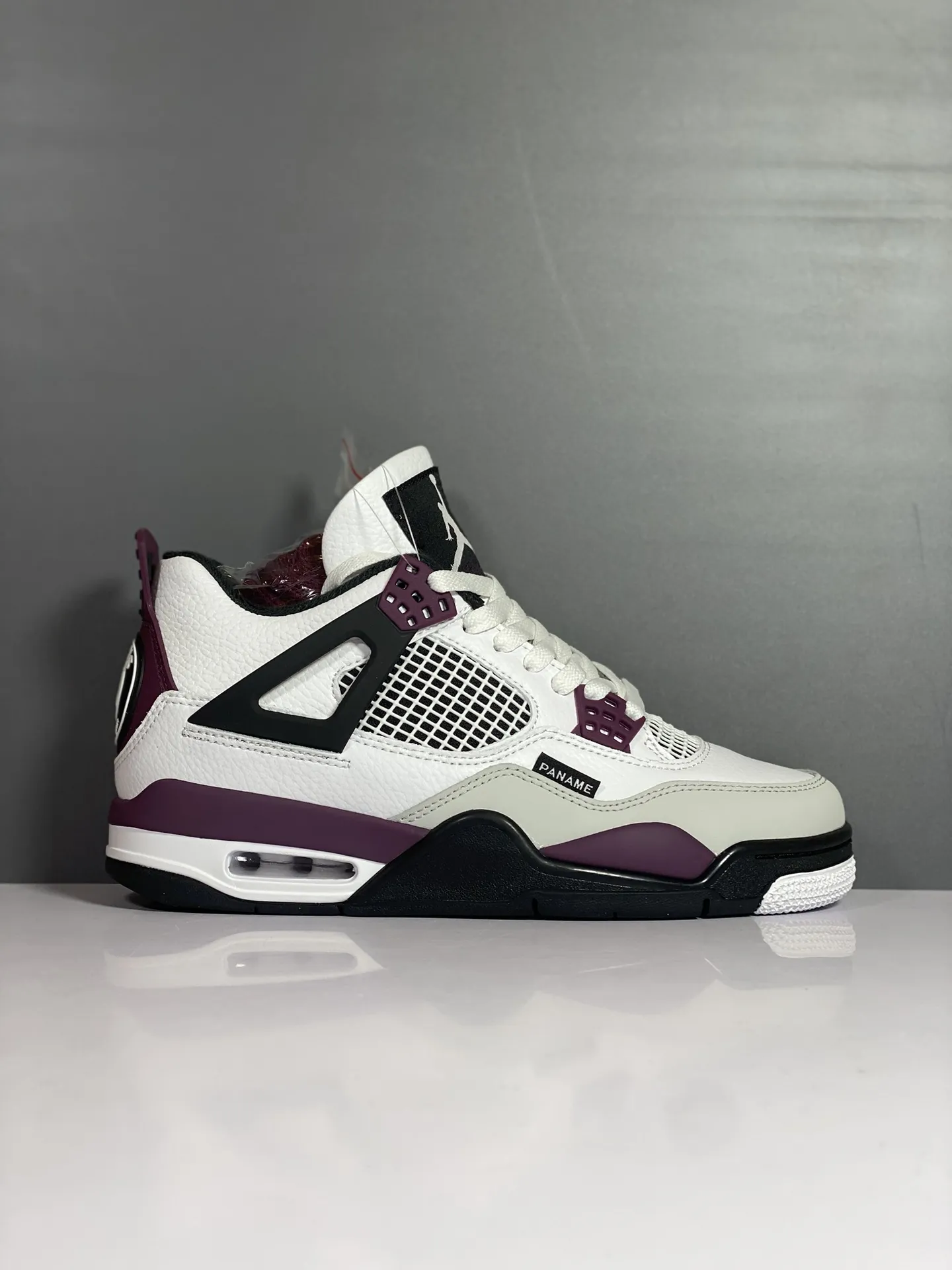 Functional Air Jordan 4 Retro PSG White Purple Red – CZ5624-100 – Authentic Style Rep Shoes with High Quality Replica Design 1155