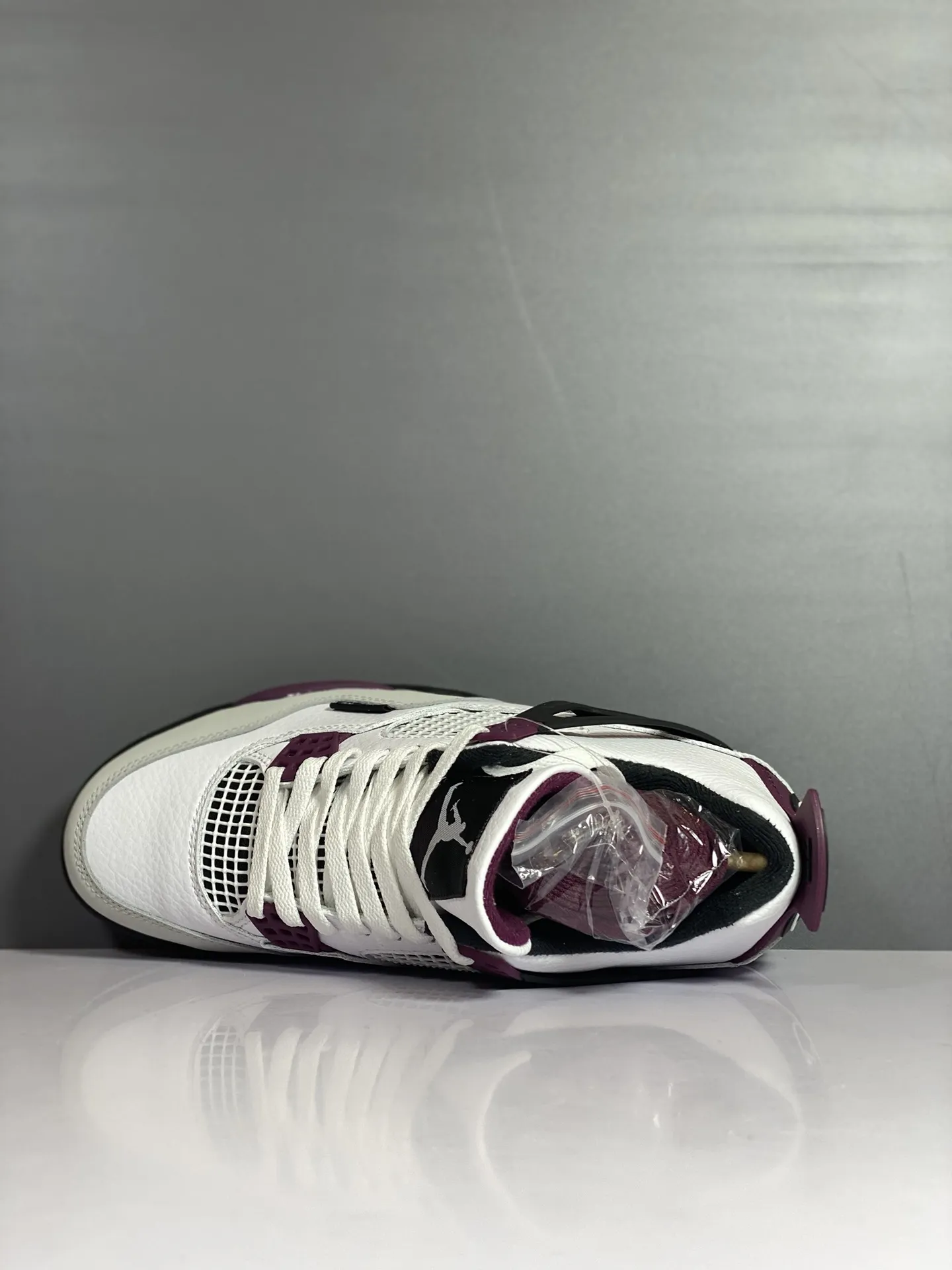 Functional Air Jordan 4 Retro PSG White Purple Red – CZ5624-100 – Authentic Style Rep Shoes with High Quality Replica Design 1155