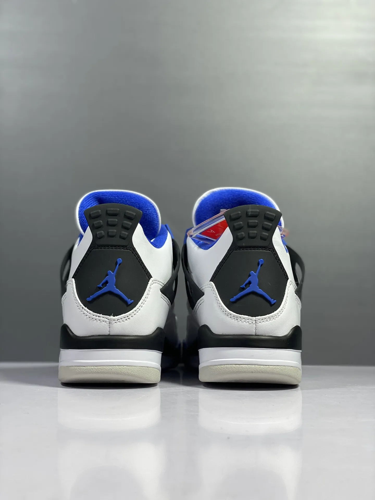 Chic Air Jordan 4 Retro ‘Racing Blue’ – White Blue Black – High Quality Rep Shoes – Multiple Sizes Available 1158