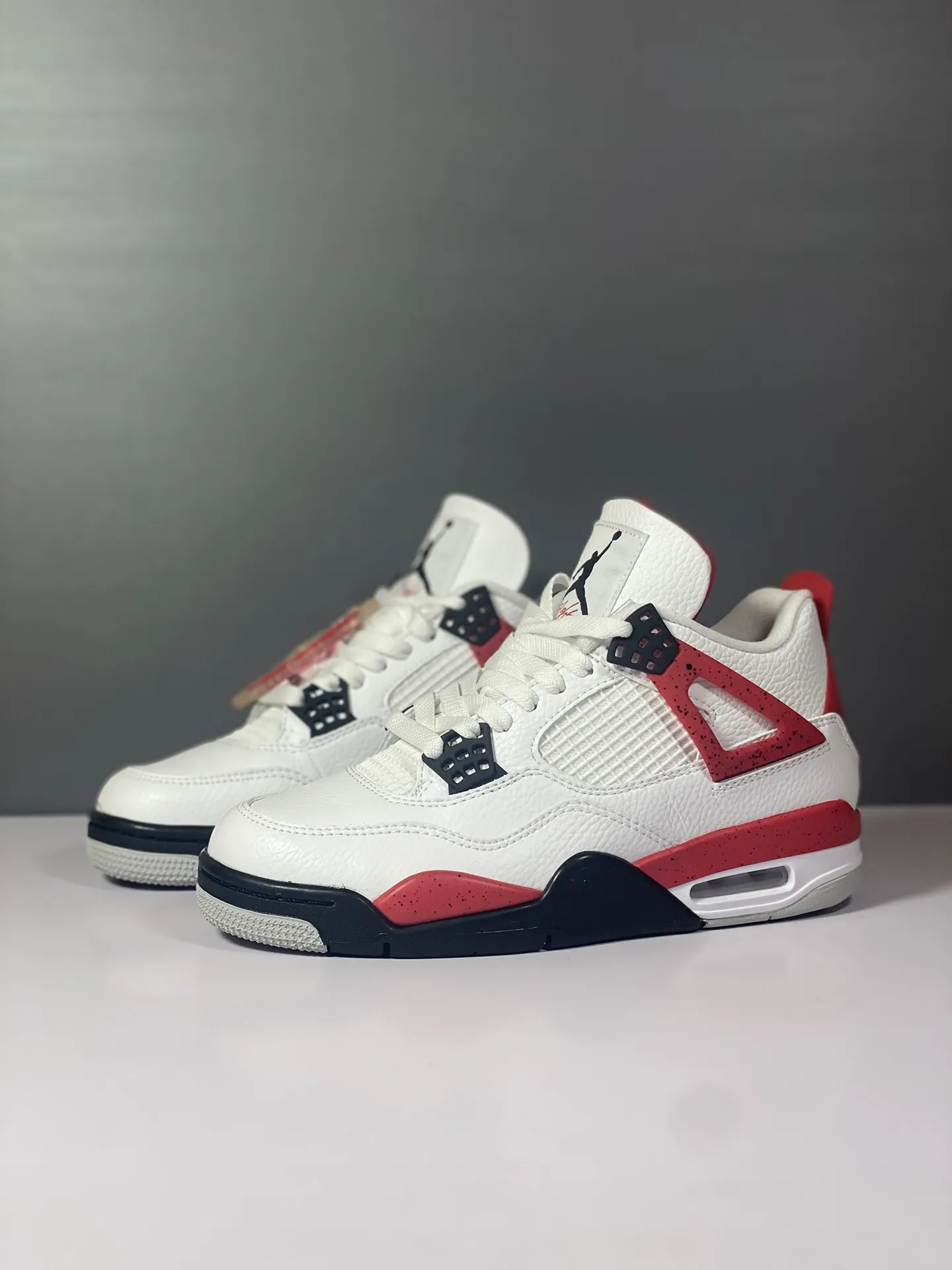 Affordable Air Jordan 4 Retro ‘Red Cement’ – White Red Black – High Quality Replica Shoes – Nike Reps – Multiple Sizes Available 1152