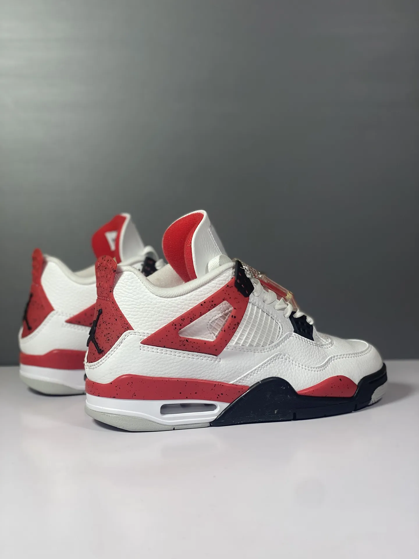 Affordable Air Jordan 4 Retro ‘Red Cement’ – White Red Black – High Quality Replica Shoes – Nike Reps – Multiple Sizes Available 1152