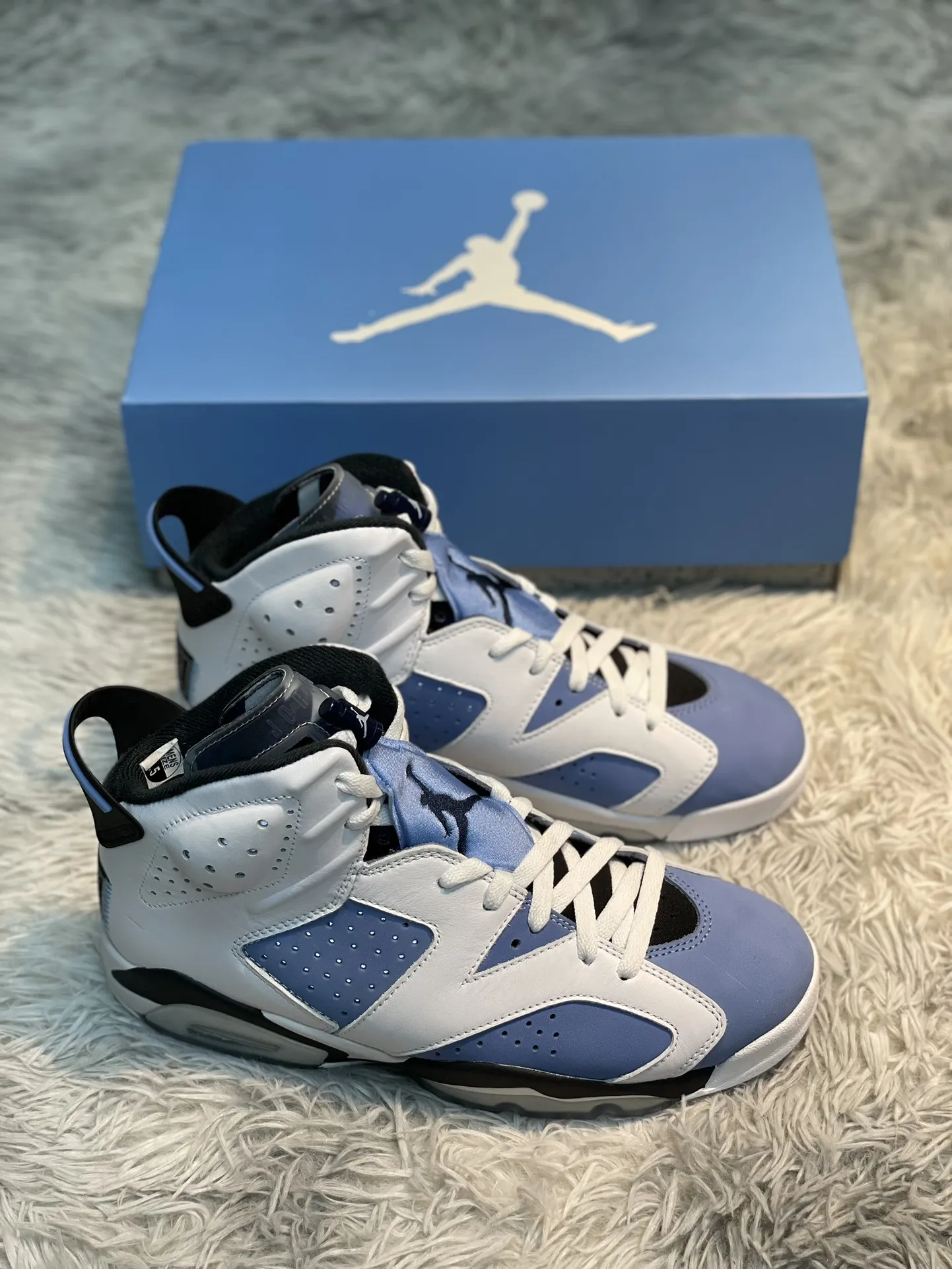 Air Jordan 6 AJ6 Basketball Shoes – UNC Blue Chinese Knot Lipstick, High Quality Replica, CT8529-410, Multiple Sizes Available Durable 1110